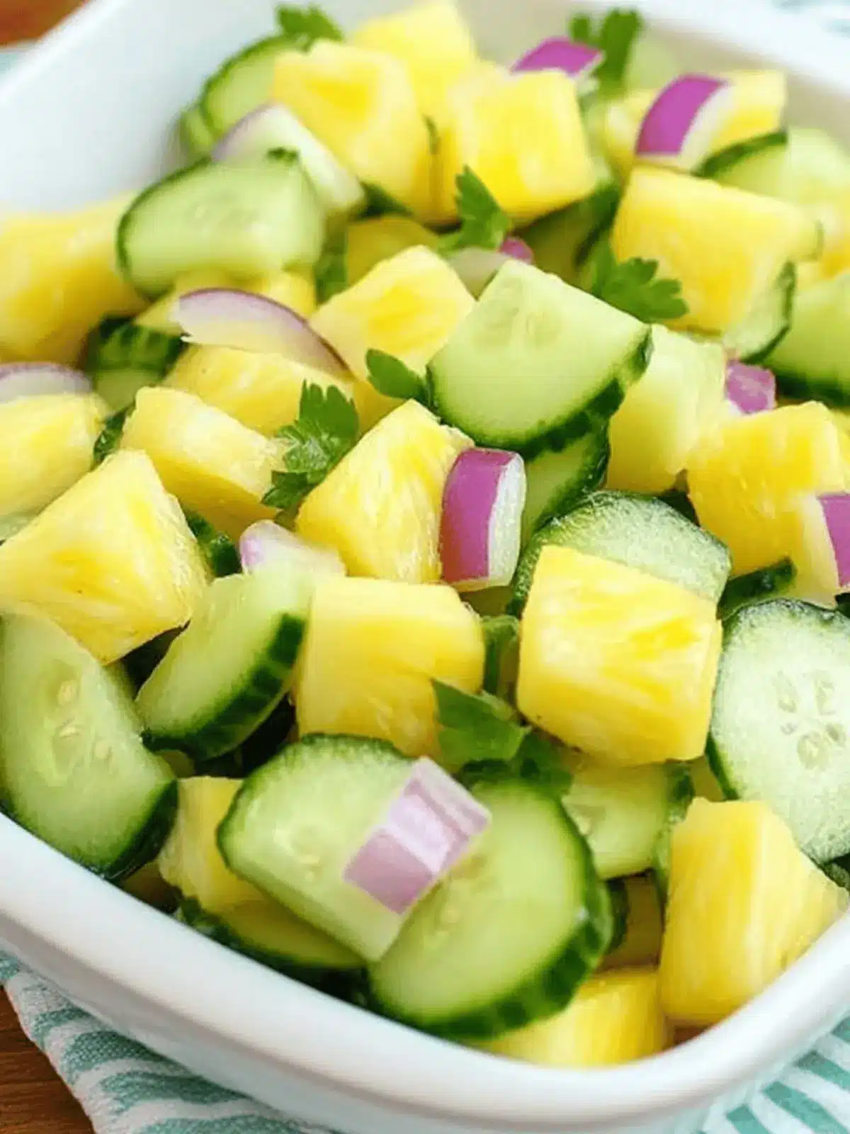 Pineapple Cucumber Salad: A Refreshing Twist on Summer Flavors 4 Pineapple Cucumber Salad