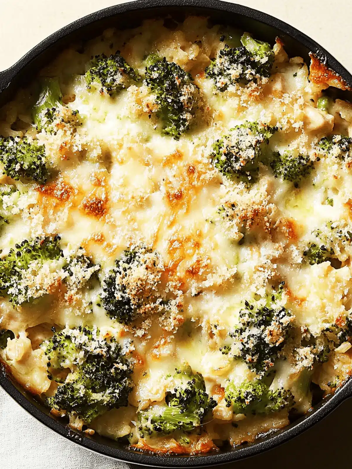 Cozy Up with Creamy Chicken Broccoli Rice Cheese Casserole 2 Creamy Chicken Broccoli Rice Cheese Casserole