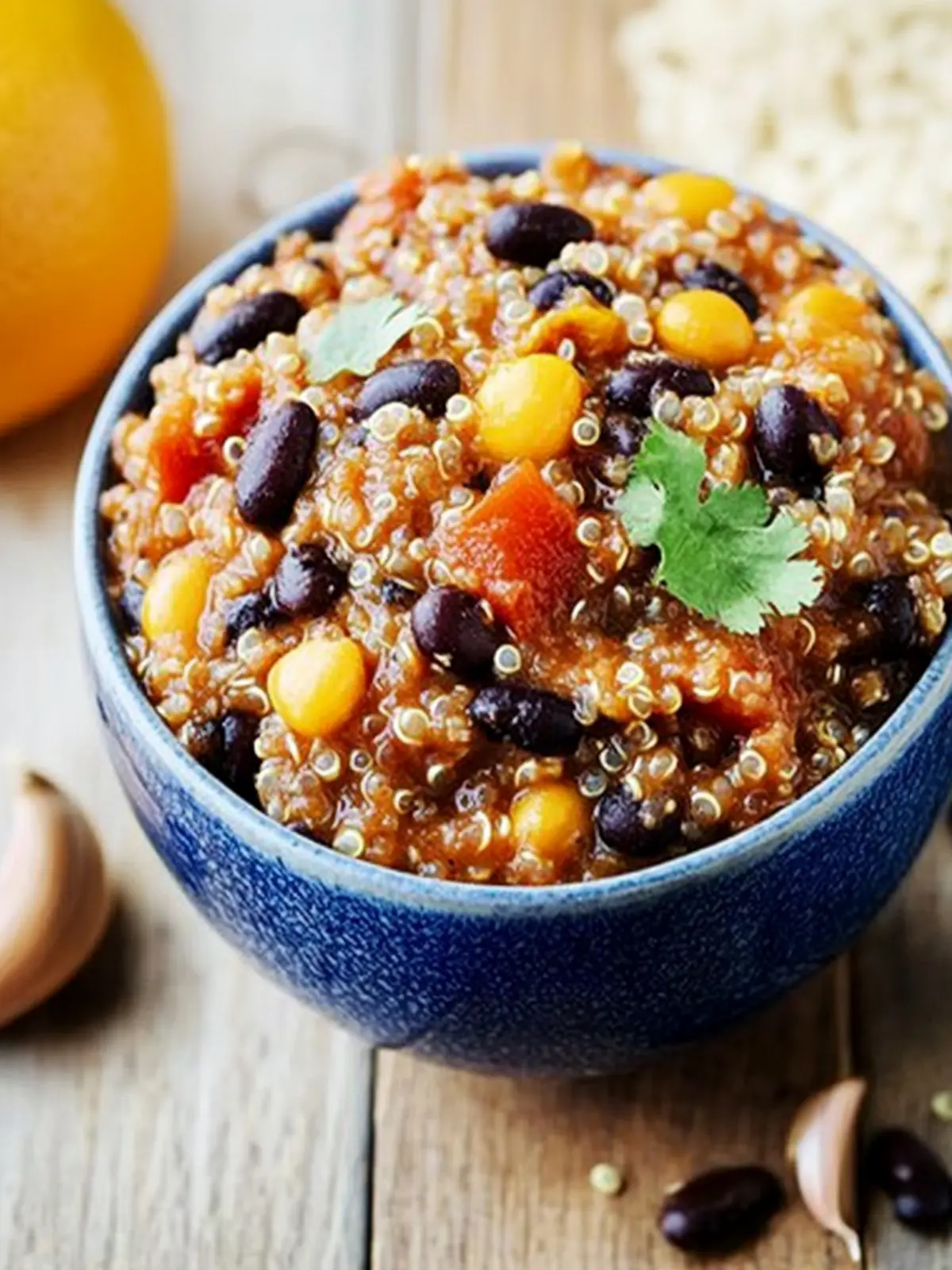 Warm Up with a Cozy Black Bean and Quinoa Chili Bowl 2 Black Bean and Quinoa Chili Bowl