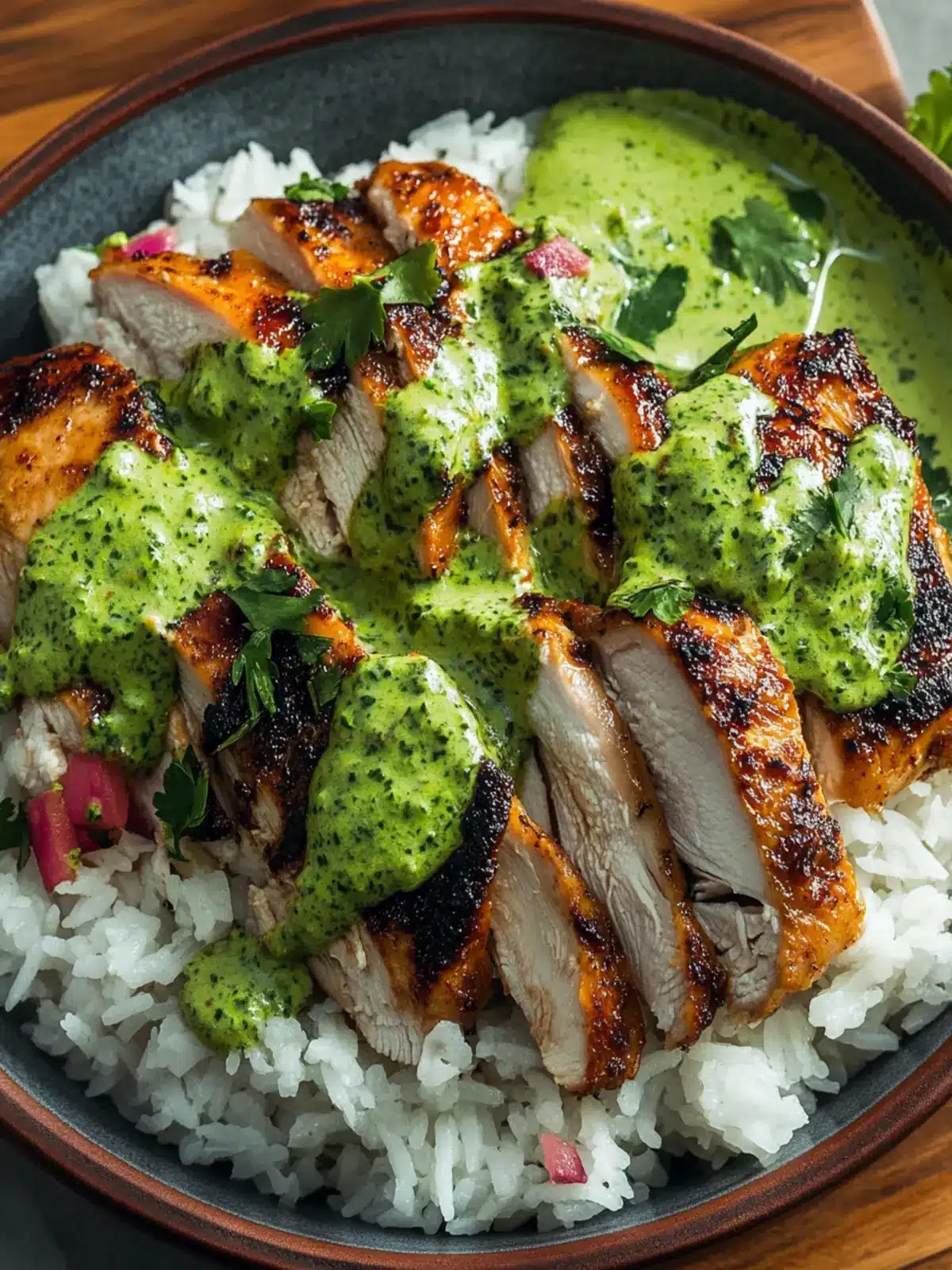 Peruvian Chicken and Rice with Green Sauce: A Flavor Fiesta 3 Peruvian Chicken and Rice with Green Sauce