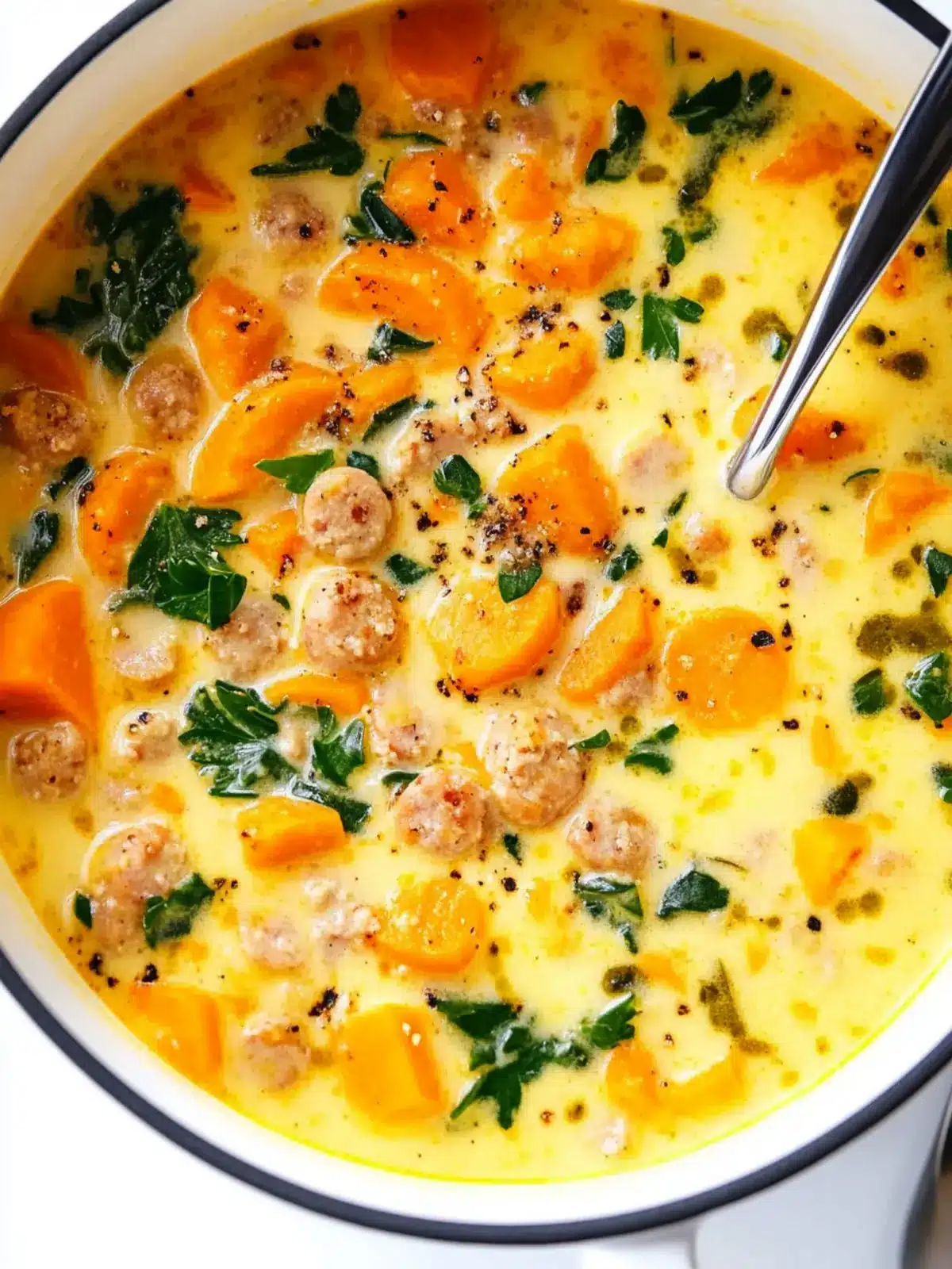 Creamy Sweet Potato and Sausage Soup for Cozy Nights 2 Creamy Sweet Potato and Sausage Soup