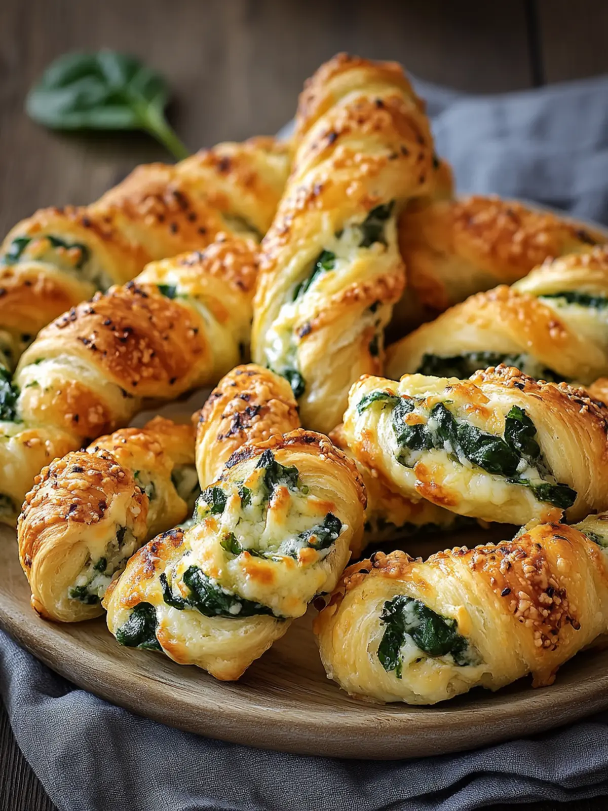 Delicious Parmesan and Spinach Cheese Twists in 30 Minutes 4 Parmesan and Spinach Cheese Twists