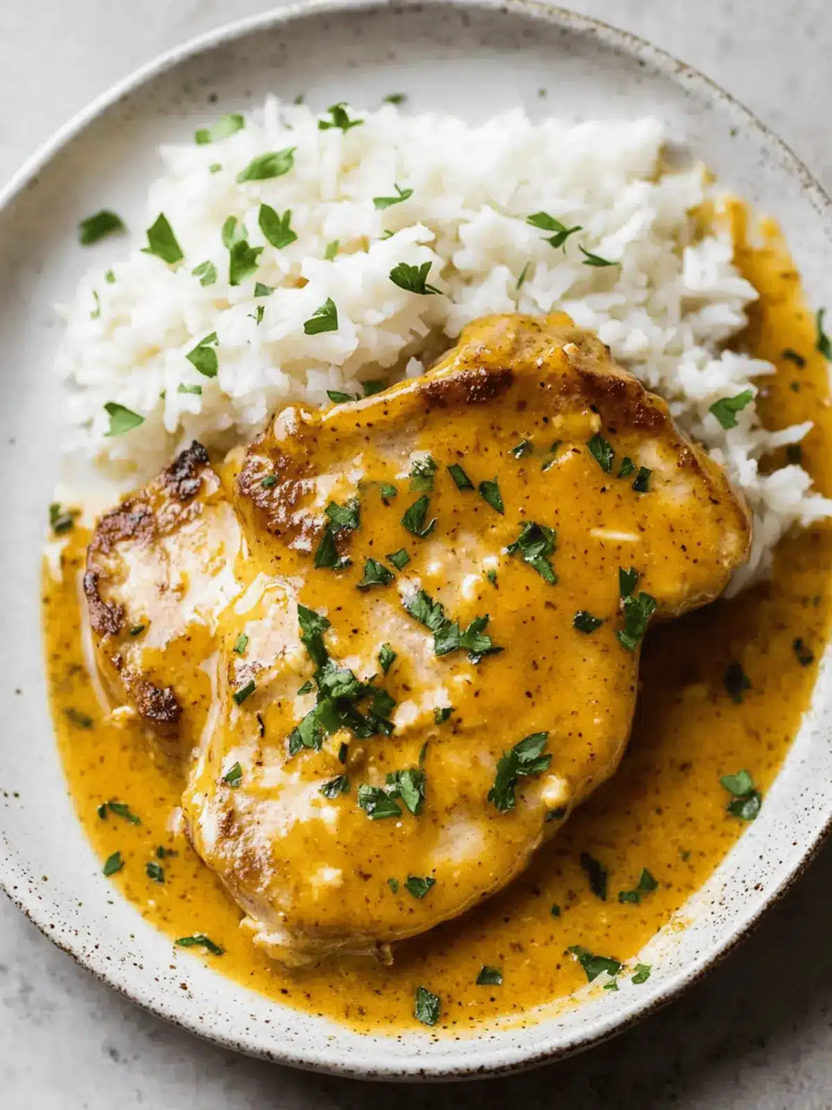 Crockpot Honey Mustard Pork Chops That Melt in Your Mouth 2 Crockpot Honey Mustard Pork Chops