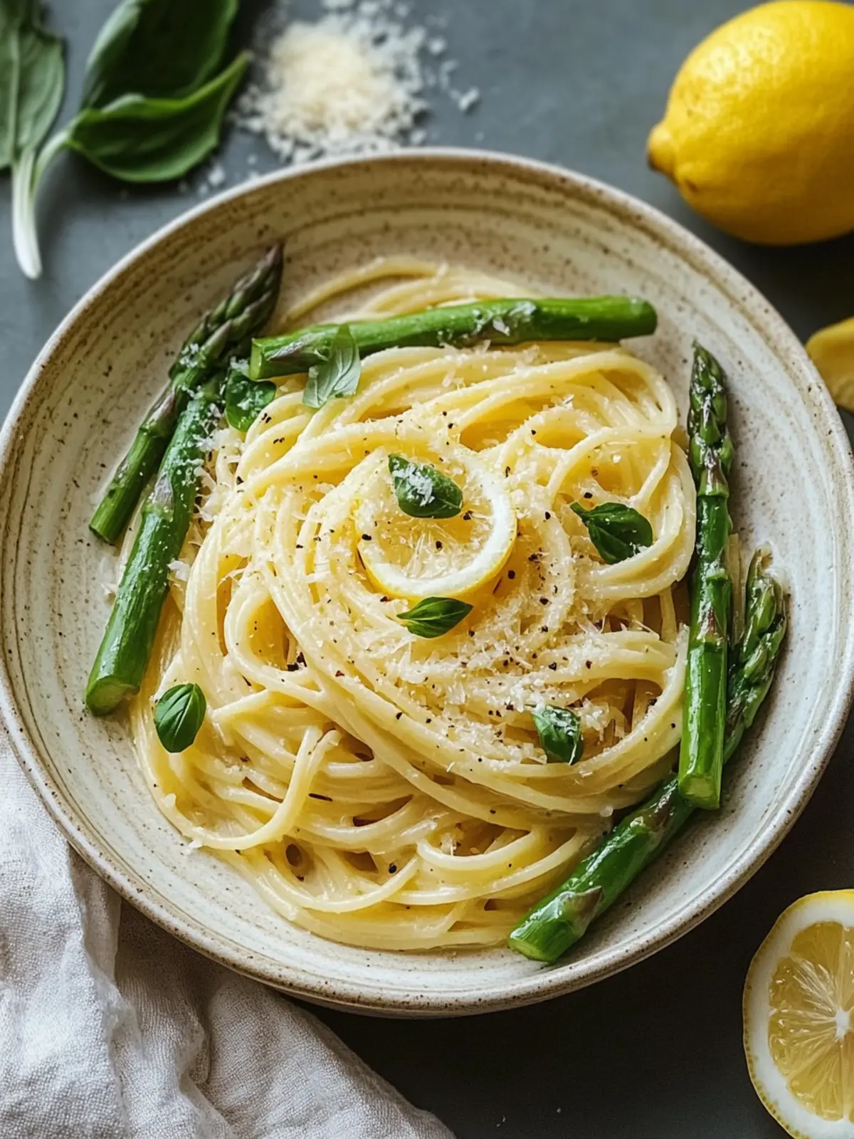 Zesty Lemon Asparagus Pasta Ready in Just 30 Minutes 4 Lemon Asparagus Pasta