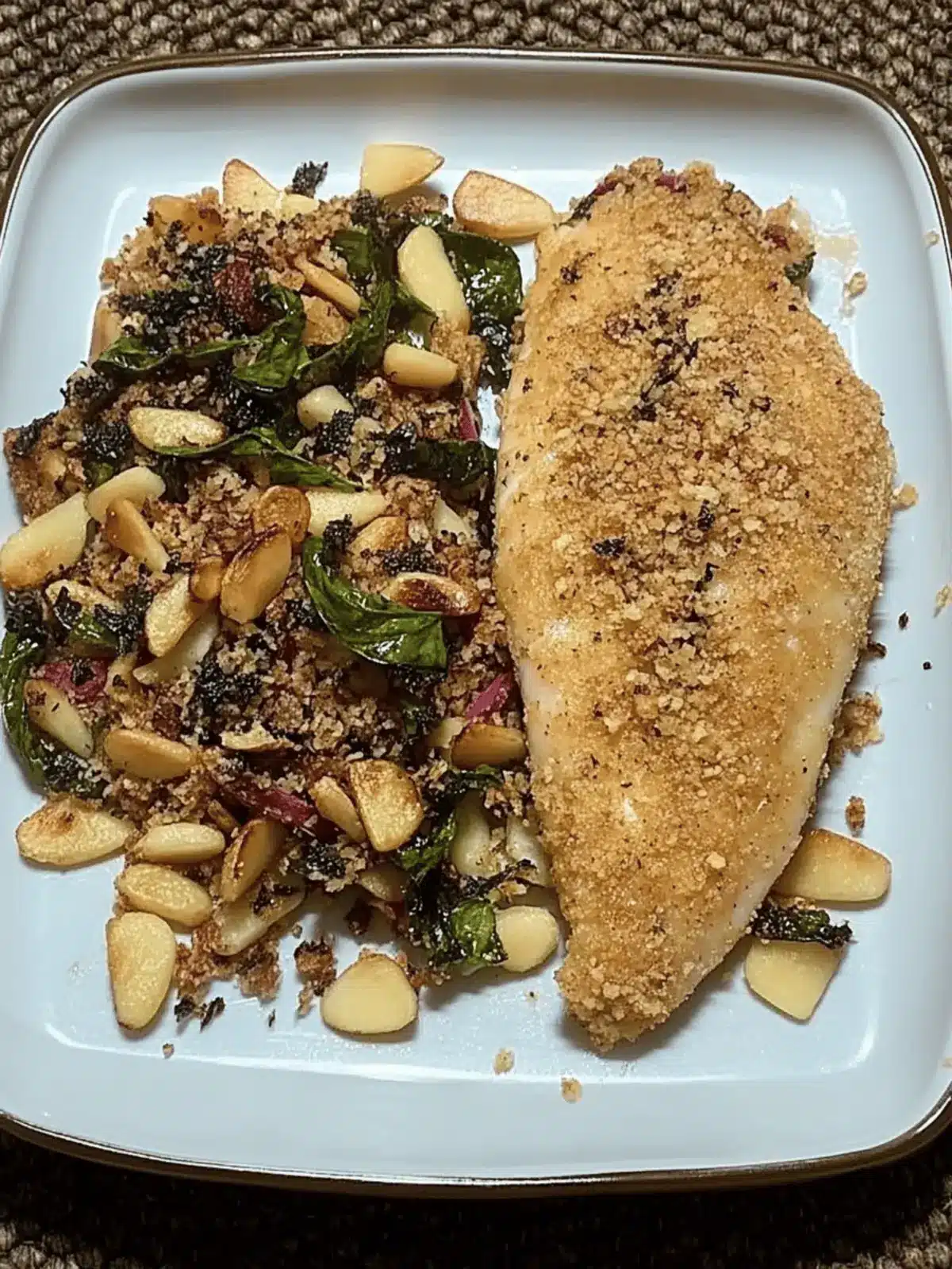 Pine Nut Encrusted Catfish: A Crispy Delight for Dinner Night 2 Pine Nut Encrusted Catfish