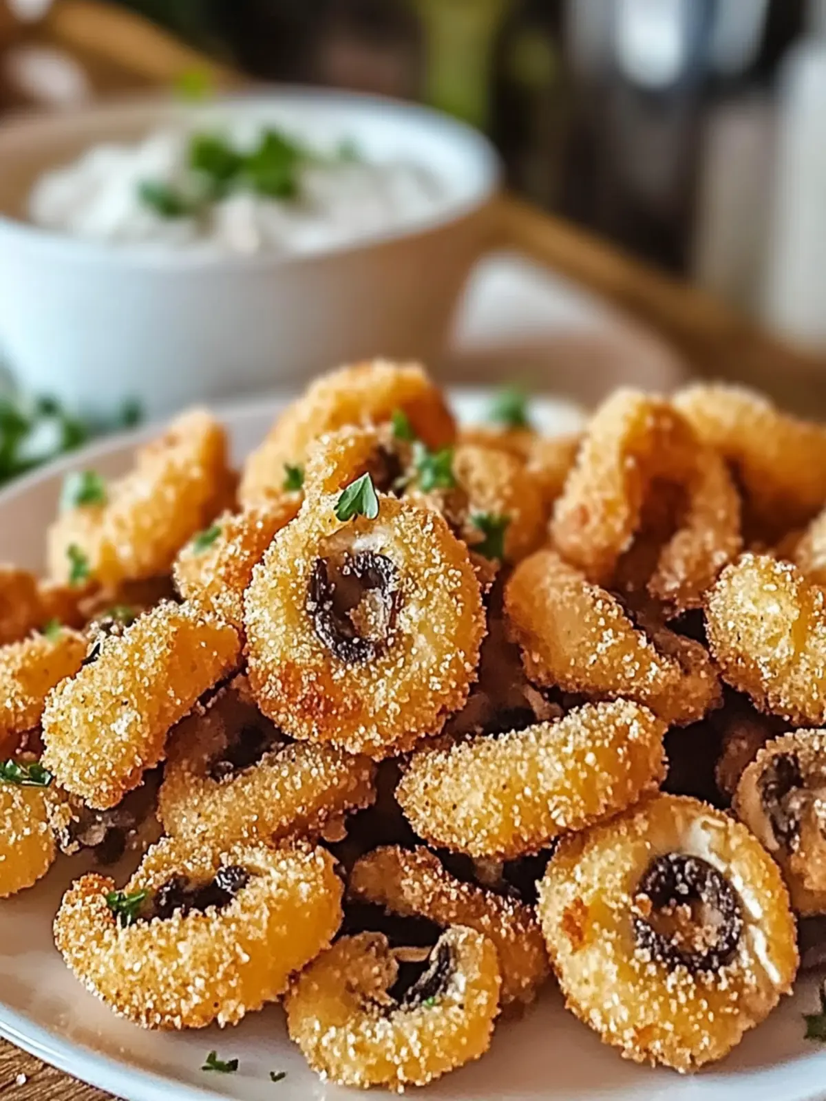 Crispy Ranch-Breaded Mushrooms: Guilt-Free Crunchy Delight 3 Crispy Ranch-Breaded Mushrooms