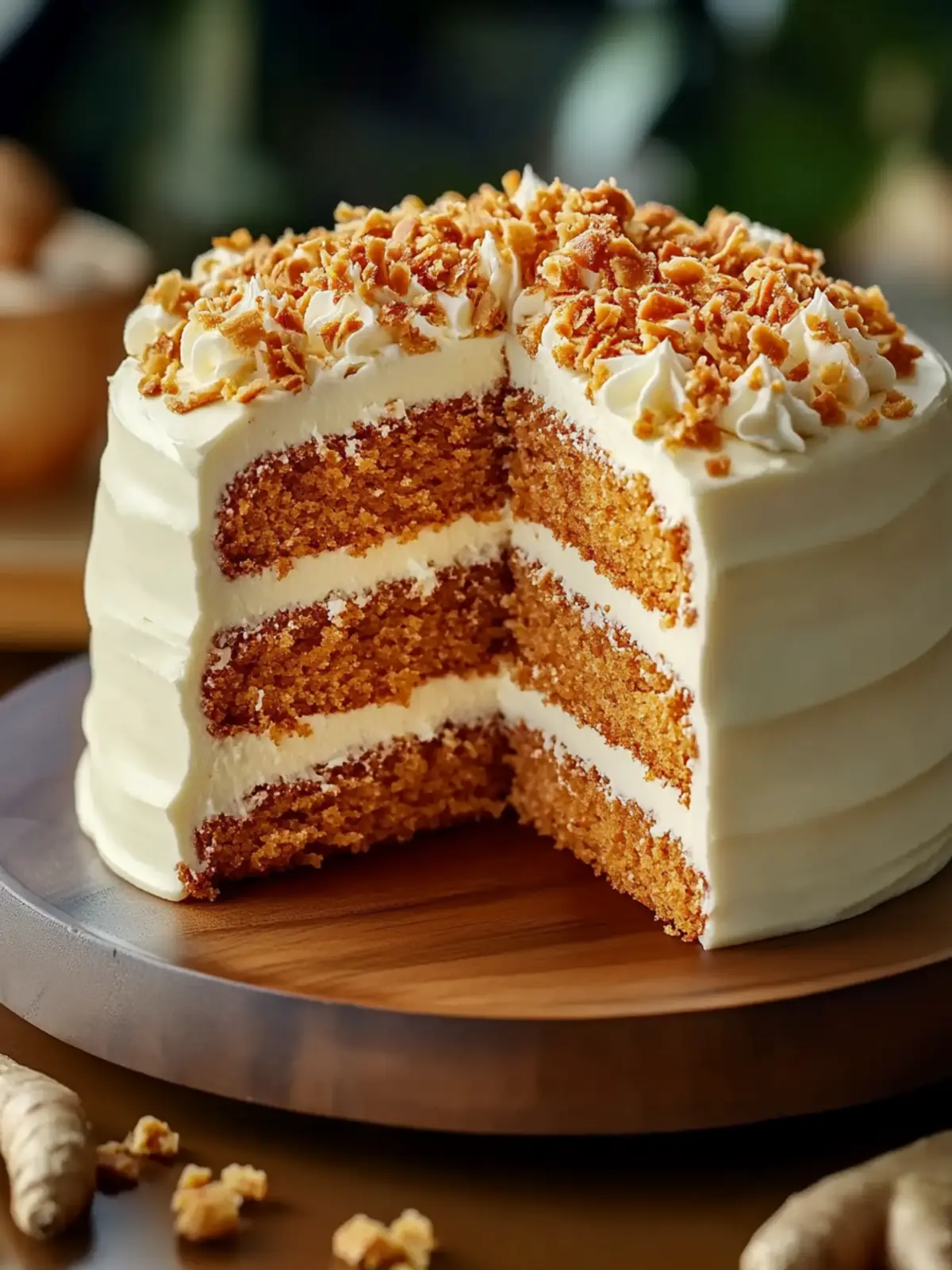 Delightful Carrot Ginger Cake Recipe with Creamy Frosting 3 Carrot Ginger Cake Recipe