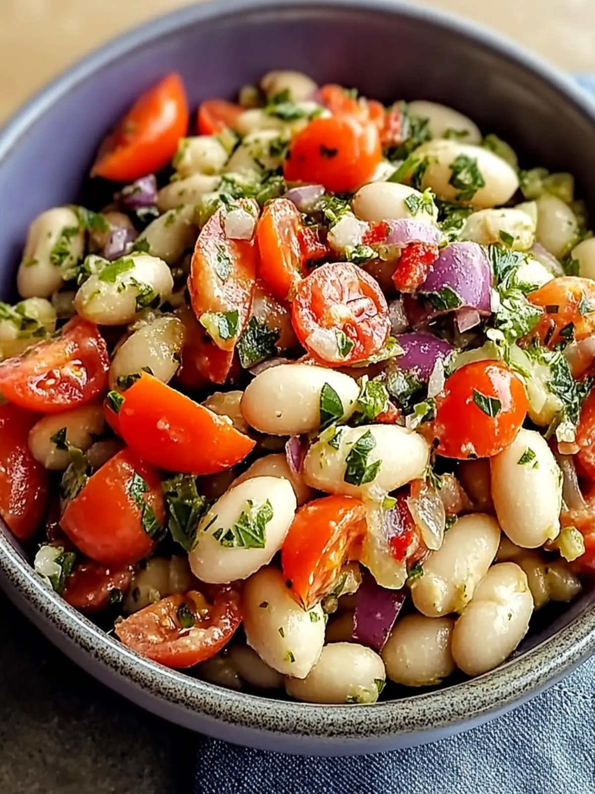 Zesty Italian White Bean Salad Ready in Just 15 Minutes 3 Italian White Bean Salad