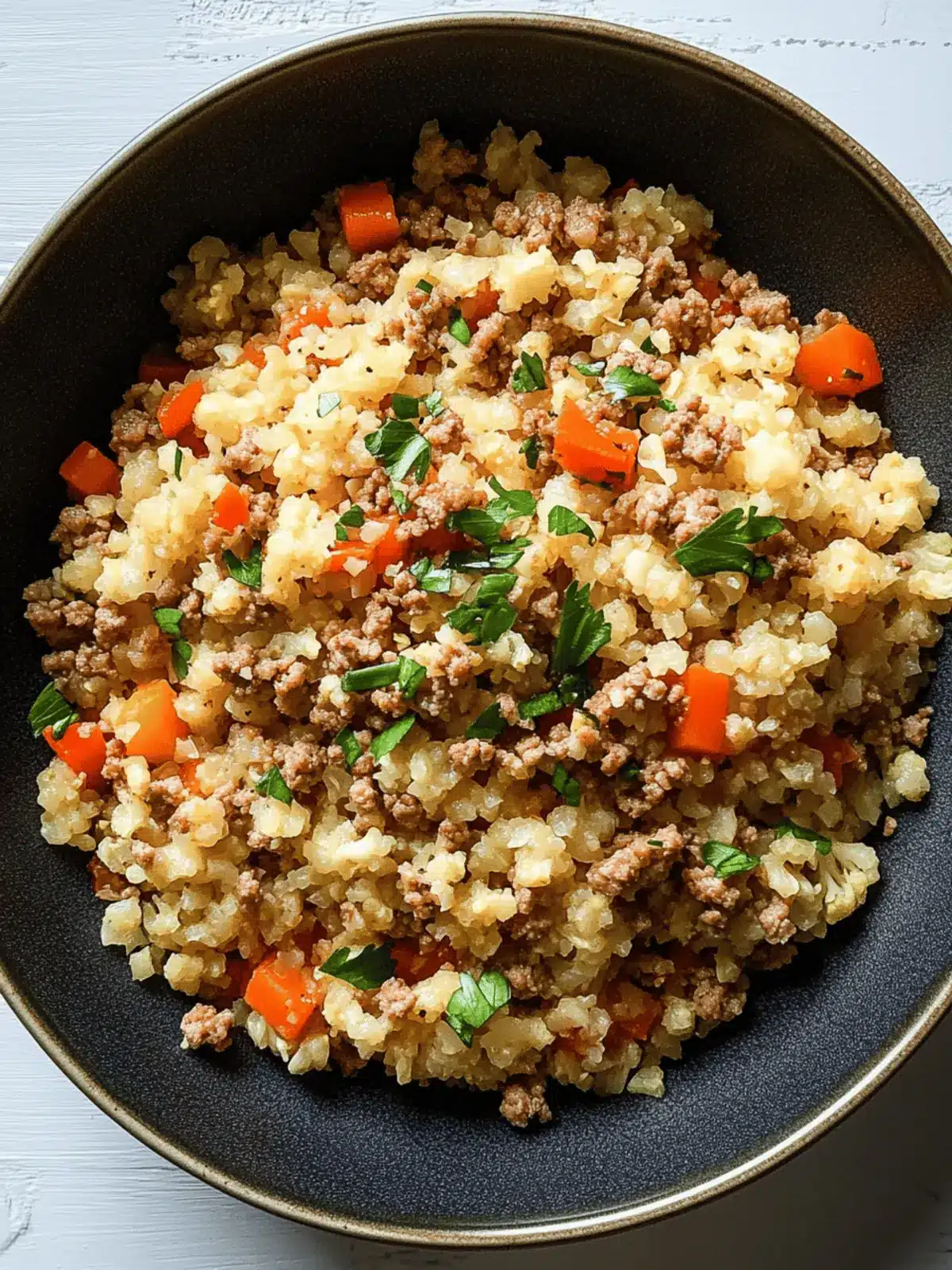 Delicious Spicy Cauliflower Rice with Ground Turkey Recipe 3 Spicy Cauliflower Rice with Ground Turkey