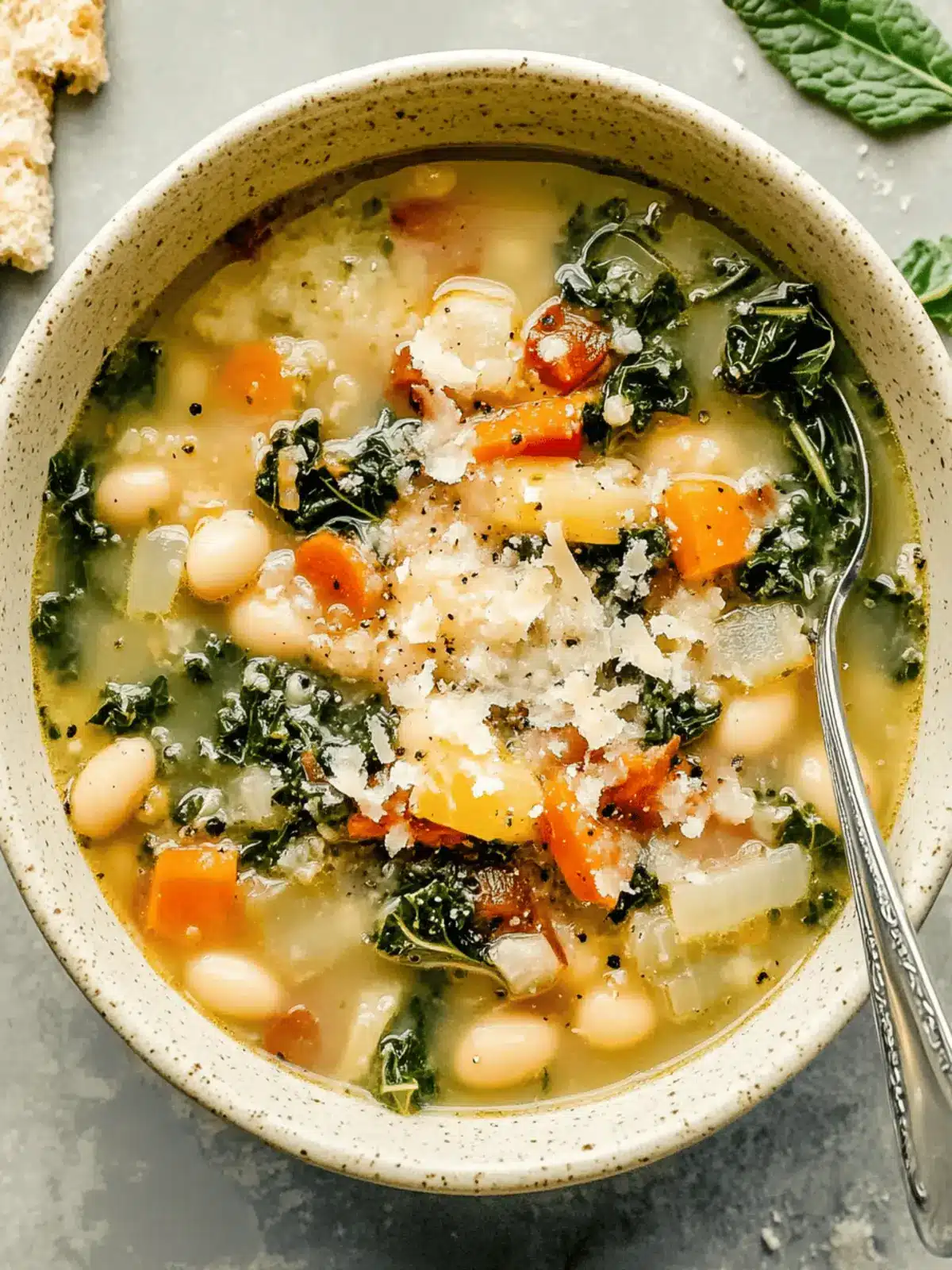 Comforting Tuscan Kale White Bean Soup for Cozy Nights 2 Tuscan Kale White Bean Soup