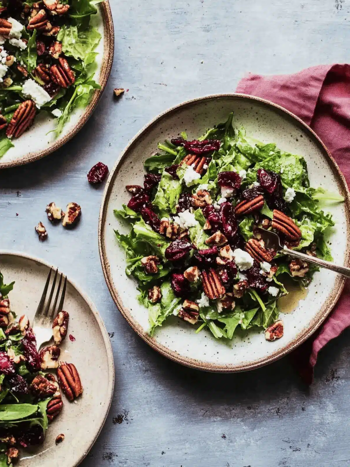 Cranberry Pecan Salad: A Crisp and Flavorful Delight! 2 Cranberry Pecan Salad