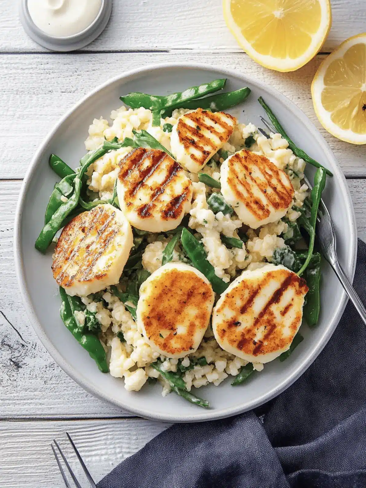 Grilled Halloumi Salad with Crunchy Giant Couscous Twist 4 Grilled Halloumi Salad