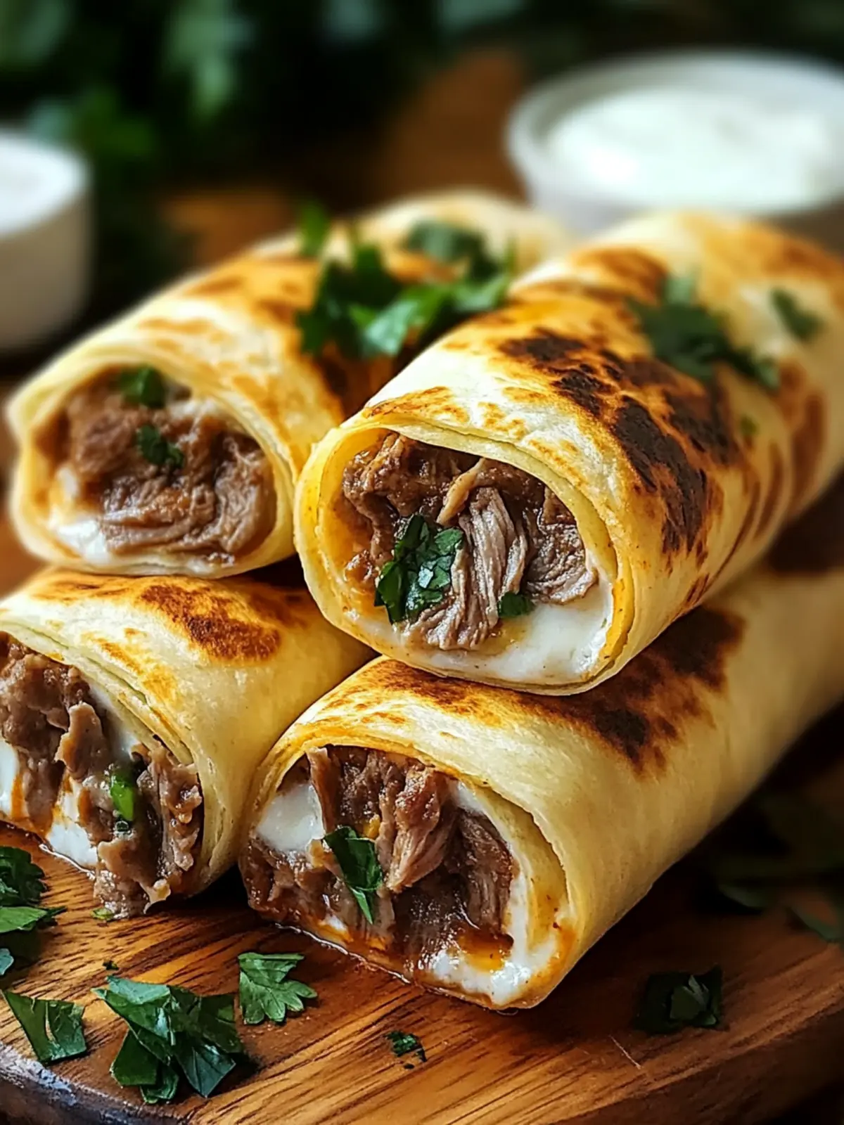 Easy French Dip Tortilla Roll-Ups for Quick Cozy Dinners 3 Easy French Dip Tortilla Roll-Ups