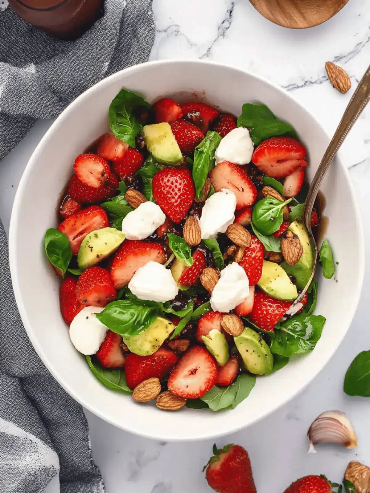 Delicious Strawberry Salad with Balsamic That Refreshes Your Day 4 Strawberry Salad with Balsamic