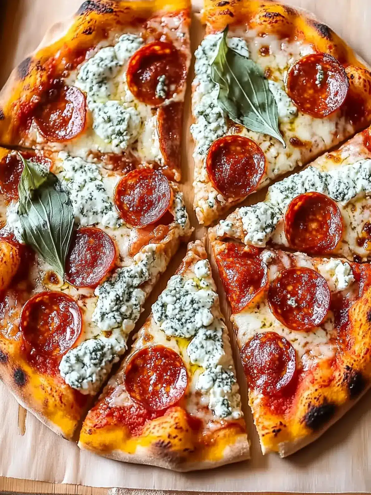 Hot Honey Pepperoni Pizza with Ricotta: A Sweet & Spicy Twist 4 Hot Honey Pepperoni Pizza with Ricotta