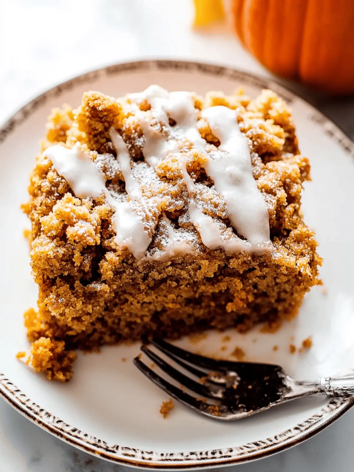 Delicious Pumpkin Coffee Cake with Crumb Topping Recipe 3 Pumpkin Coffee Cake with Crumb Topping