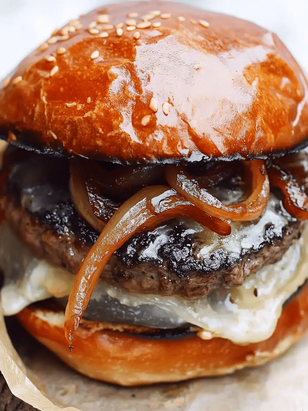 The Best Bison Burger Recipe with Caramelized Onions Yum! 3 The Best Bison Burger Recipe with Caramelized Onions