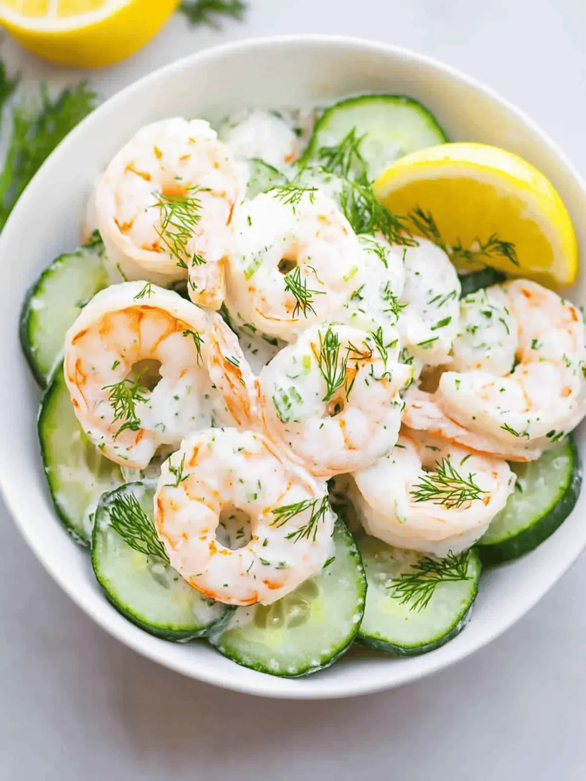 Creamy Cucumber Shrimp Salad: Your Ultimate Summer Refreshment 3 Creamy Cucumber Shrimp Salad