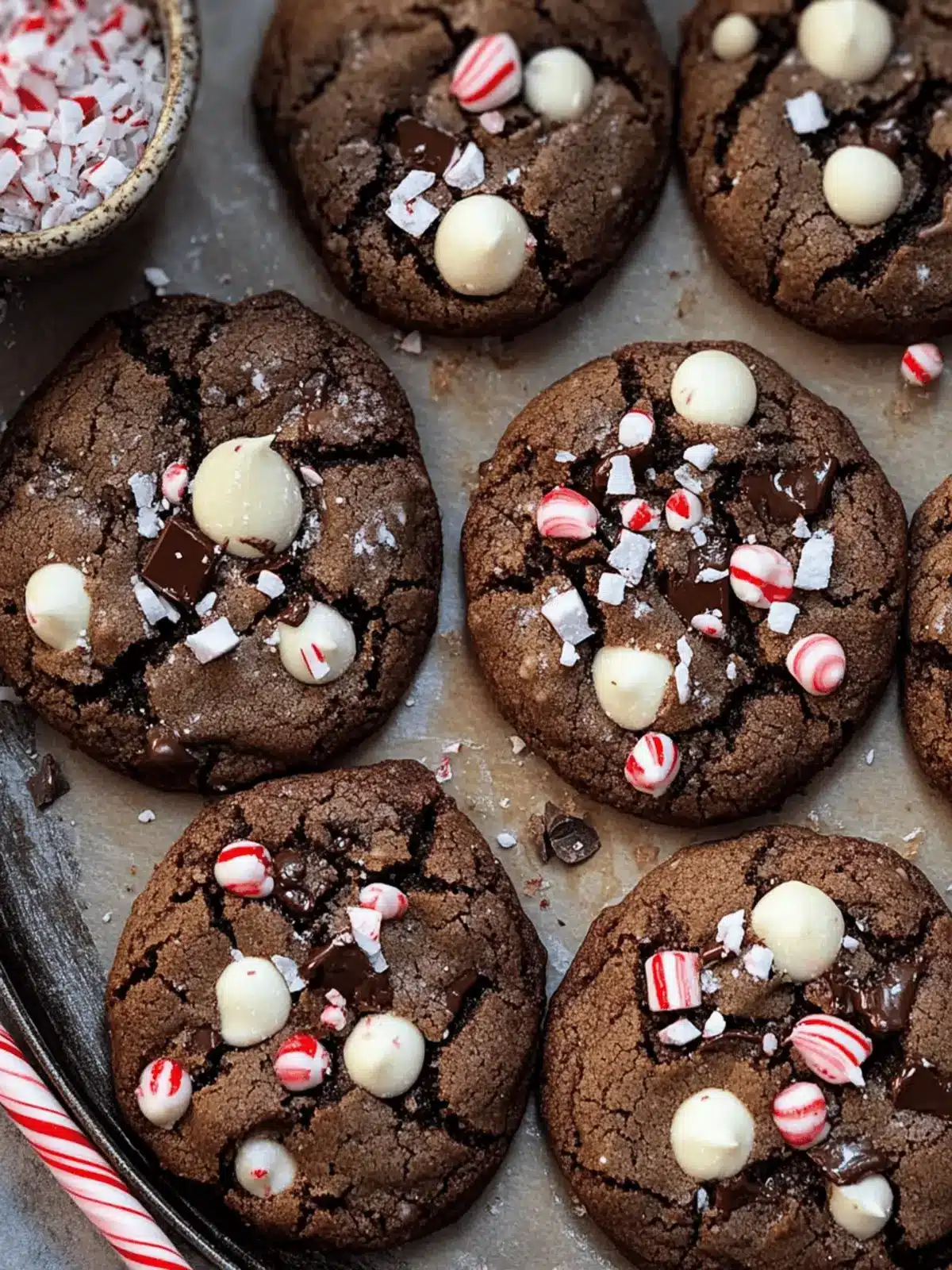 Triple Chocolate Peppermint Cookies for Holiday Joy 4 Triple Chocolate Peppermint Cookies