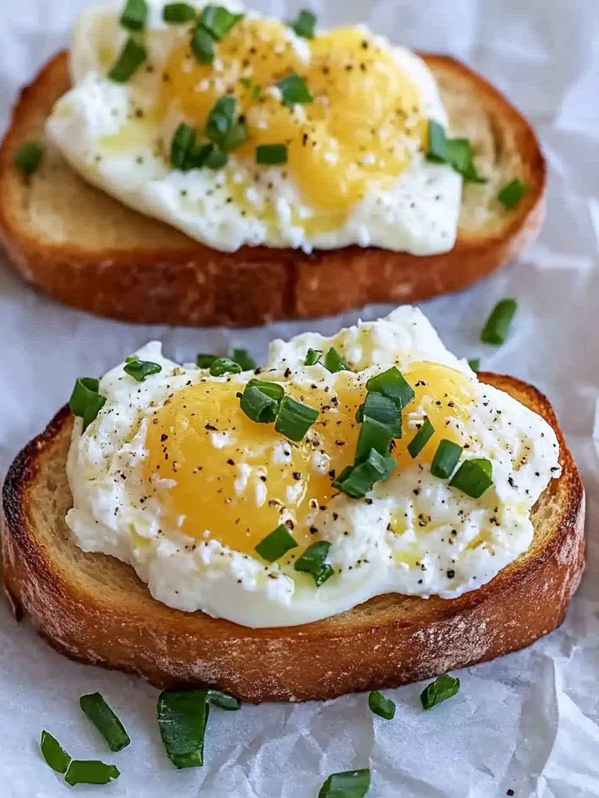 Creamy Egg and Ricotta Toast: Your New Breakfast Obsession 2 Egg and Ricotta Toast