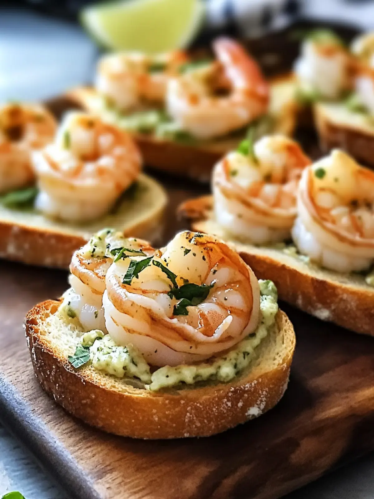Garlic Shrimp Crostini: Quick and Delicious Appetizer Magic 3 Garlic Shrimp Crostini