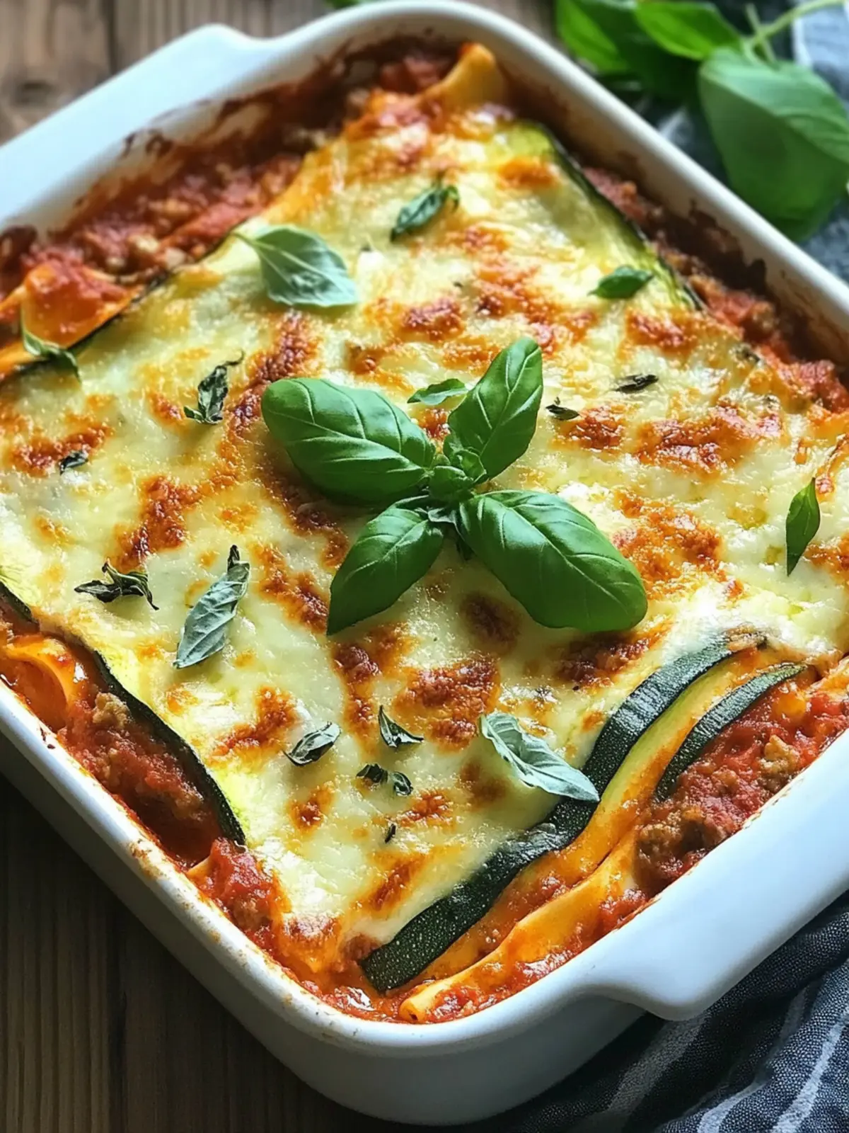 Savory Low-Carb Zucchini Lasagna That's Family-Approved 3 Low-Carb Zucchini Lasagna