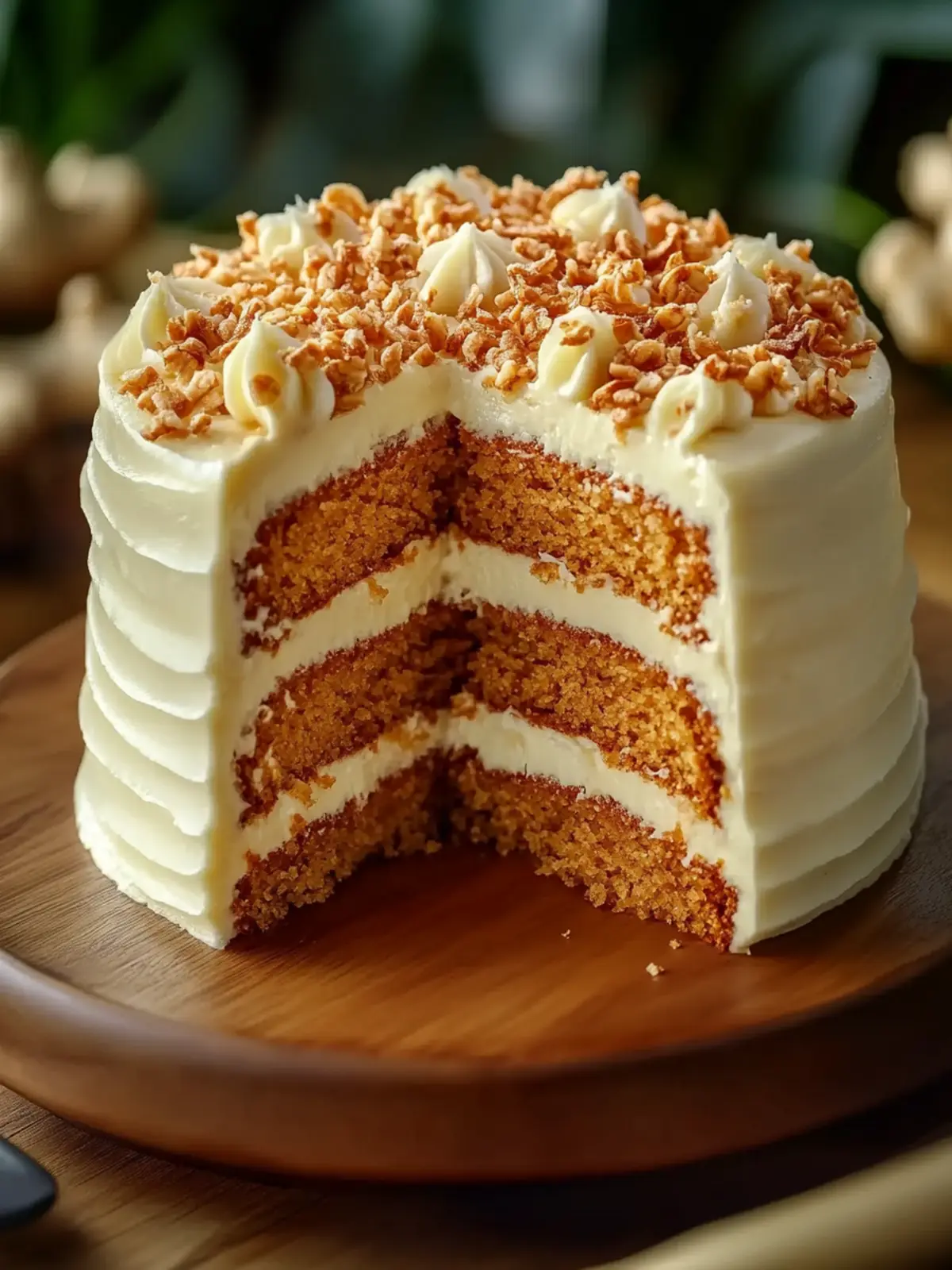 Delightful Carrot Ginger Cake Recipe with Creamy Frosting 2 Carrot Ginger Cake Recipe