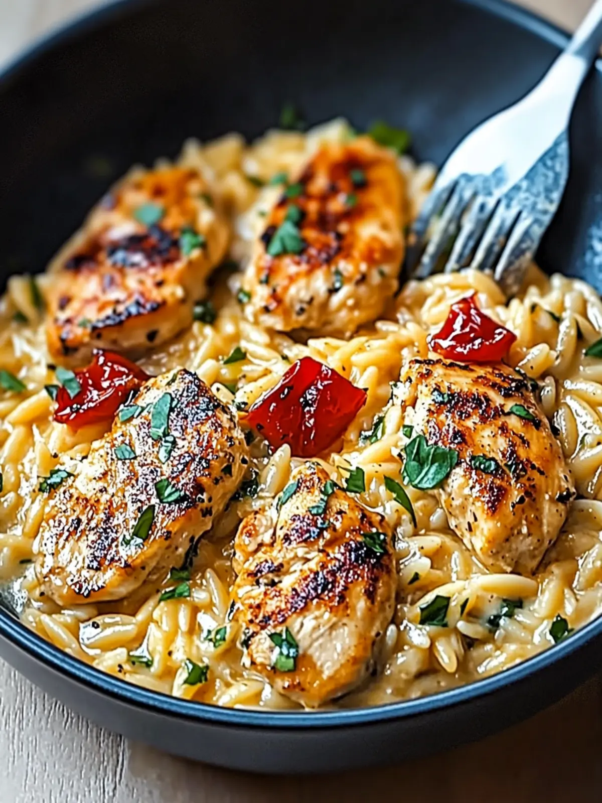 One-Pot Cajun Chicken Alfredo Orzo: A Quick Comfort Classic 2 One Pot Cajun Chicken Alfredo Orzo