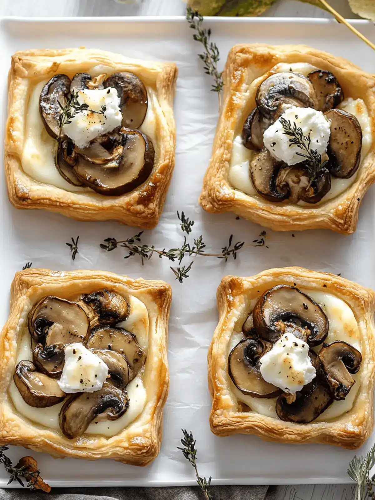 Mouthwatering Mushroom and Goat Cheese Tartlets to Impress 4 Mushroom and Goat Cheese Tartlets