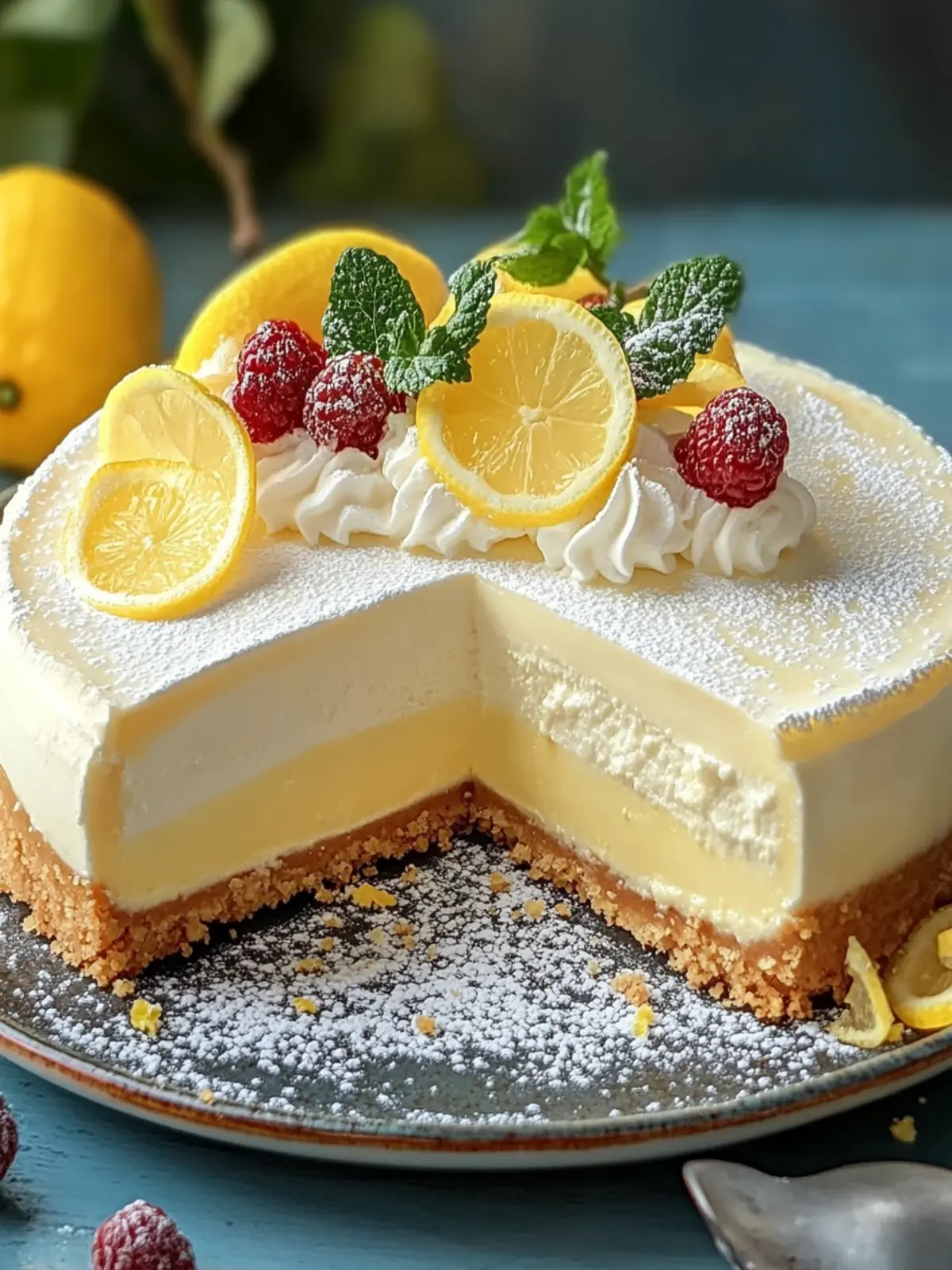 Lemon Cheesecake Delight: Creamy, Zesty Bliss Awaits You 4 Lemon Cheesecake Delight