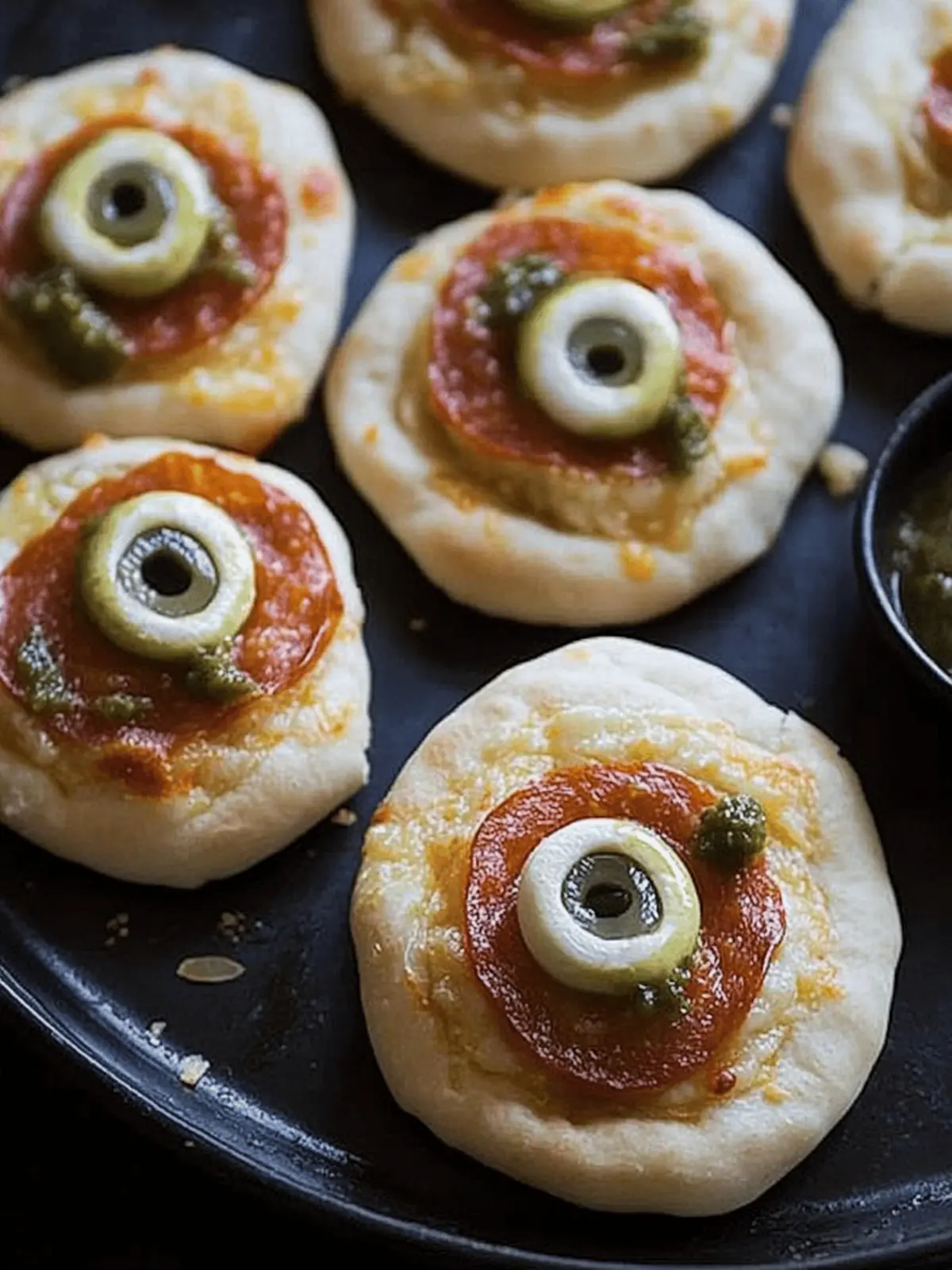Monster Eyeball Pizza: A Spooky Delight for Halloween Fun 3 Monster Eyeball Pizza