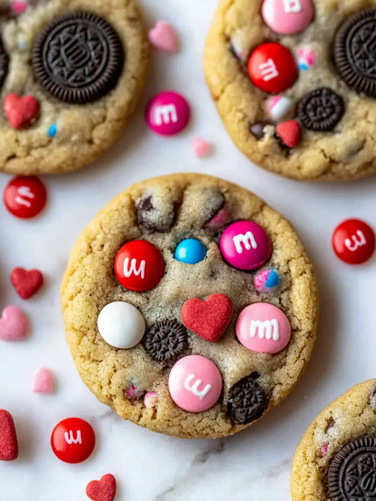 Valentine's Day Oreo M&M's Cookies for Sweet Lovers 3 Valentine's day Oreo M&m's cookies