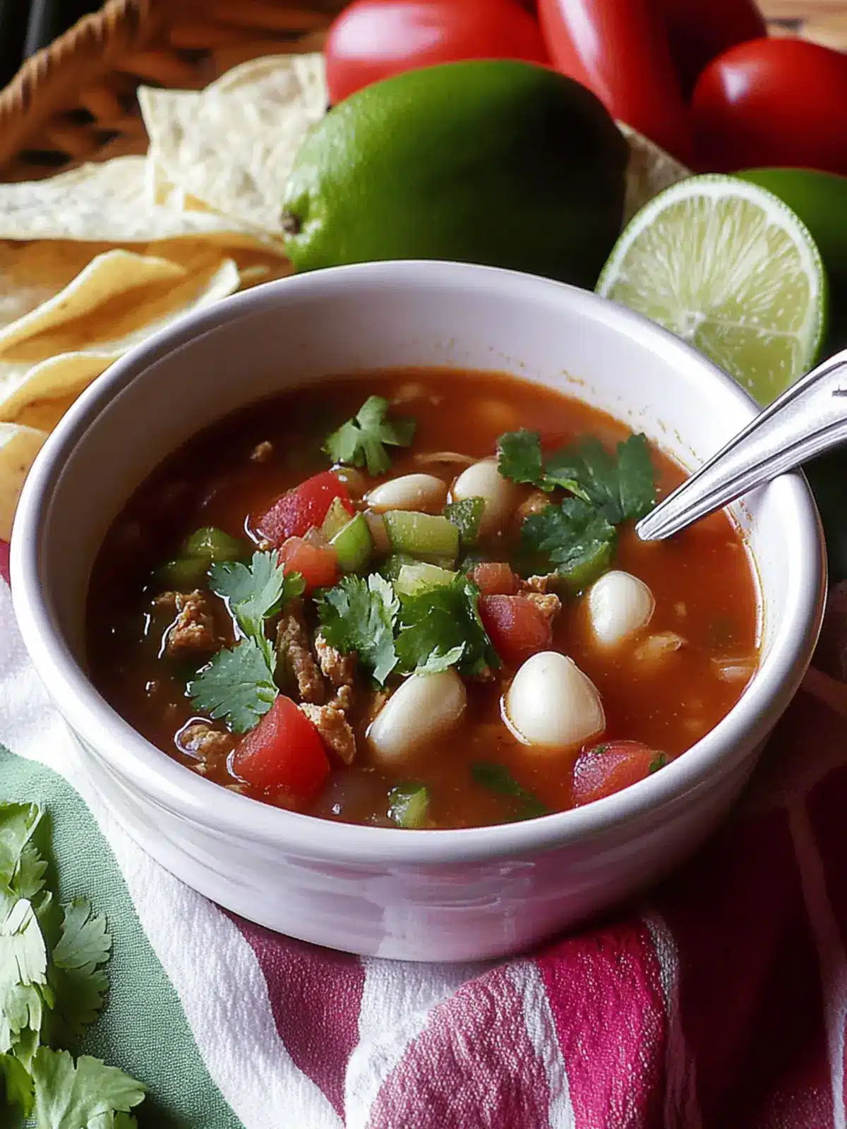 Slow Cooker Simple Posole with Pork and Hominy Delight! 2 Slow Cooker Simple Posole with Pork and Hominy
