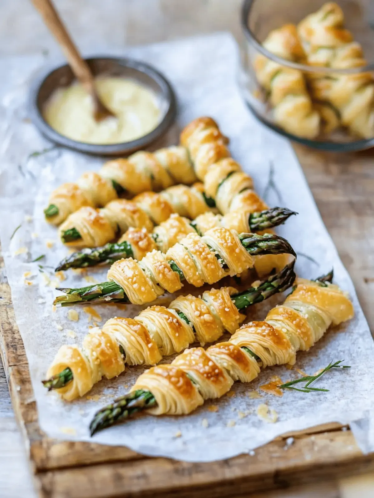 Parmesan Asparagus Pastry Twists That Wow Every Party 2 Parmesan Asparagus Pastry Twists