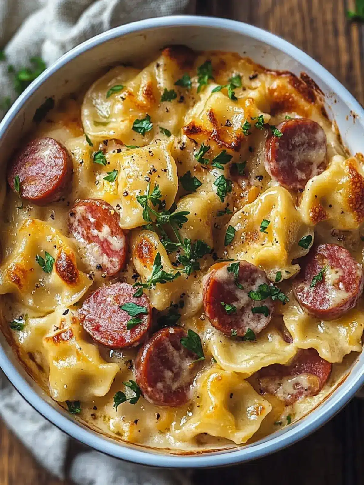 Crockpot Pierogi Casserole with Kielbasa Recipe for Easy Comfort 4 Crockpot Pierogi Casserole with Kielbasa Recipe