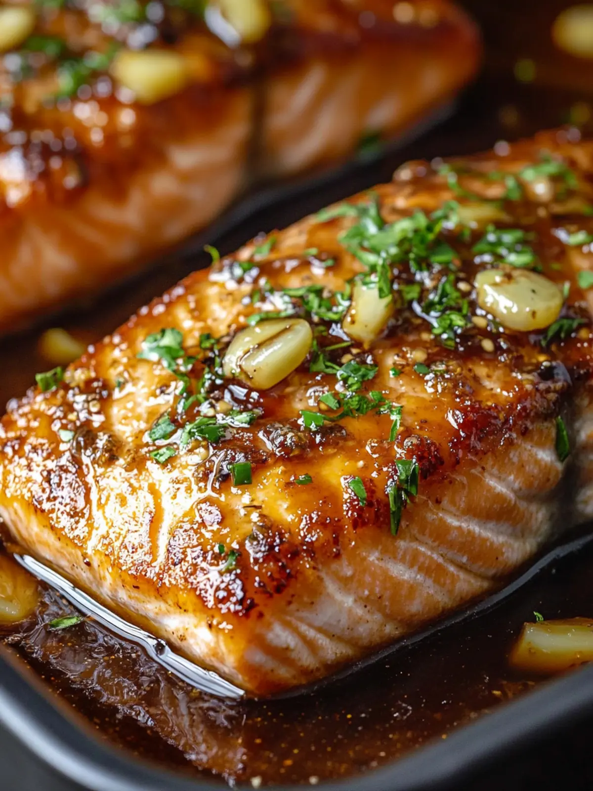 Savory Salmon with Brown Sugar Garlic Glaze in 20 Minutes 4 Salmon with Brown Sugar Garlic Glaze