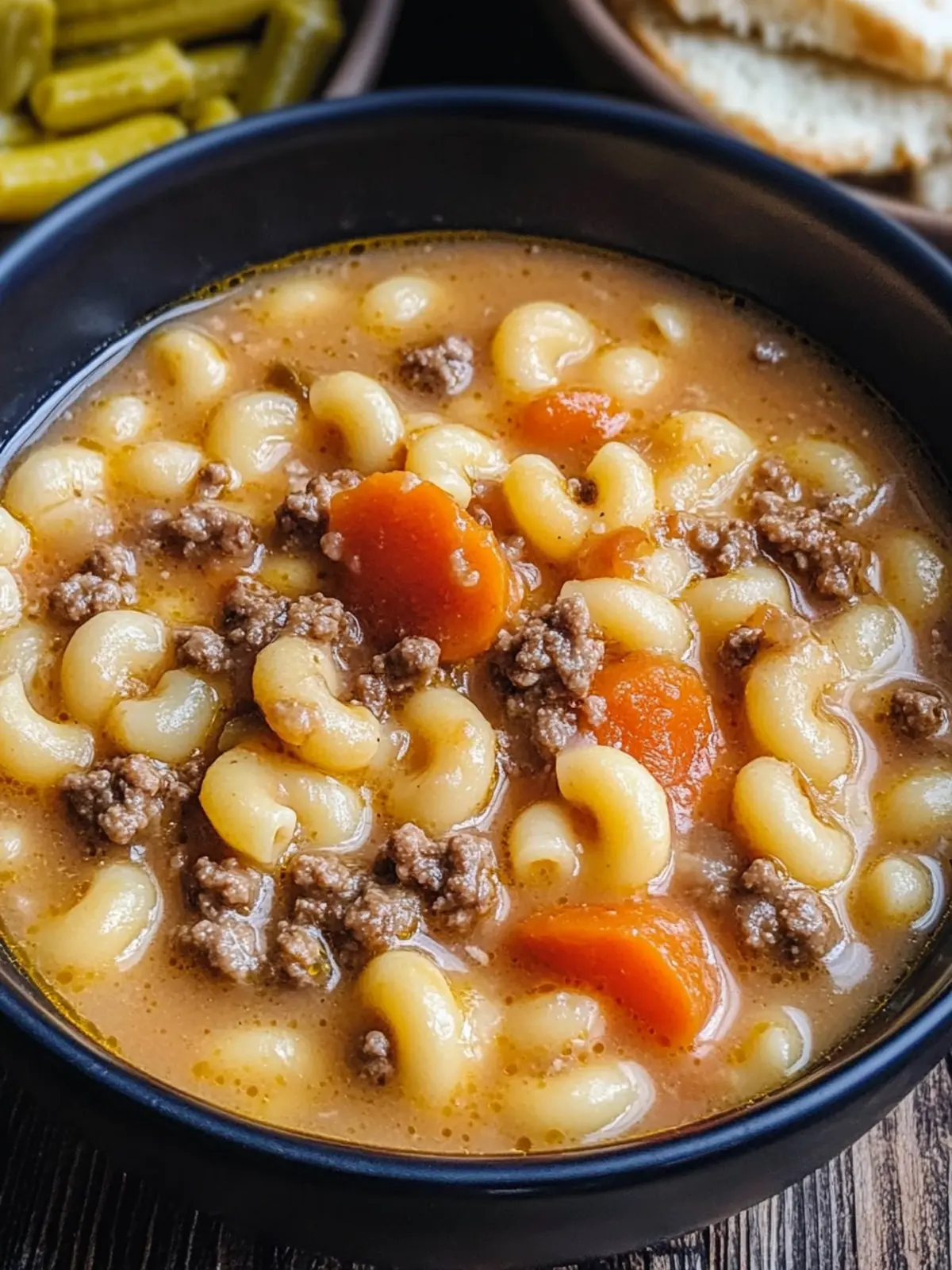 Cozy Cheeseburger Macaroni Soup: Comfort in Every Spoonful 4 Cozy Cheeseburger Macaroni Soup