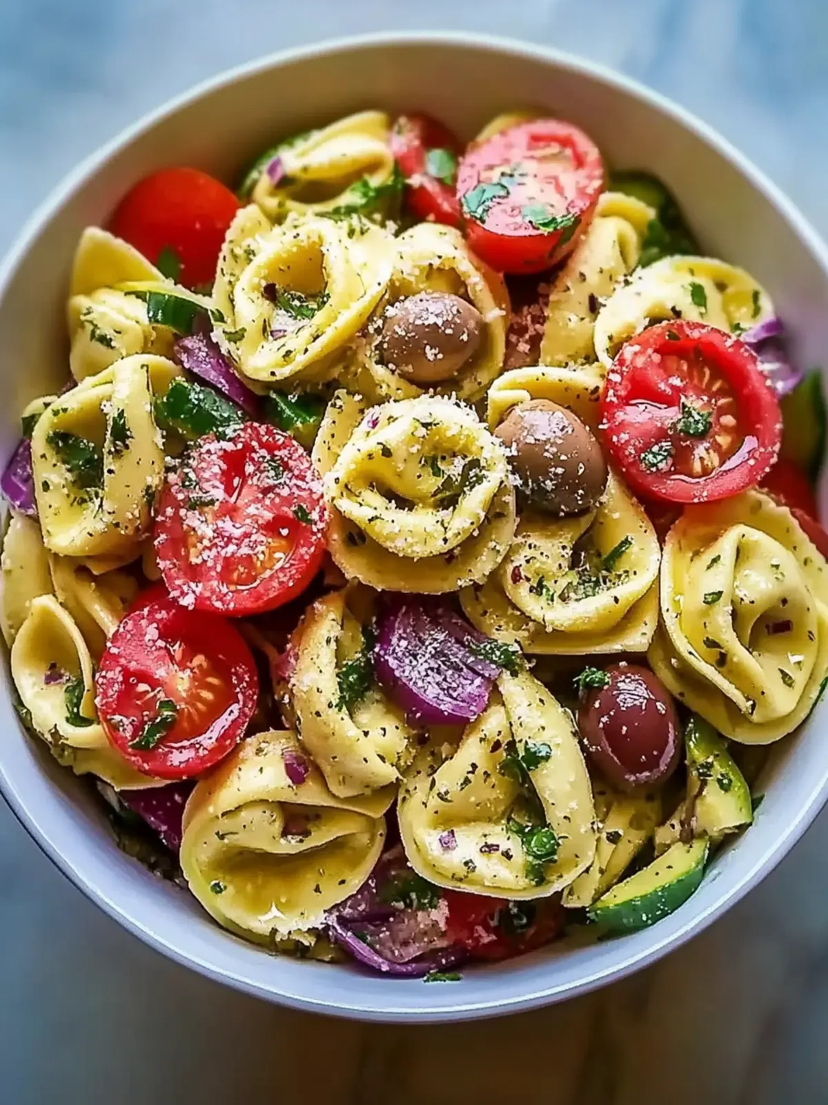 Mediterranean Tortellini Salad with Artichokes & Olives Magic 2 Mediterranean Tortellini Salad with Artichokes & Olives Recipe