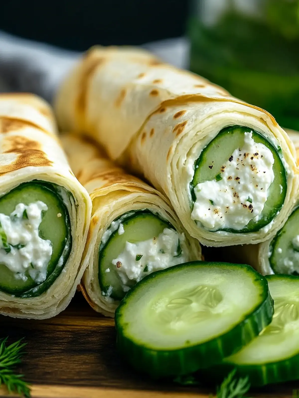 Cucumber Cottage Cheese Wraps for a Quick, Healthy Snack 3 Cucumber Cottage Cheese Wraps