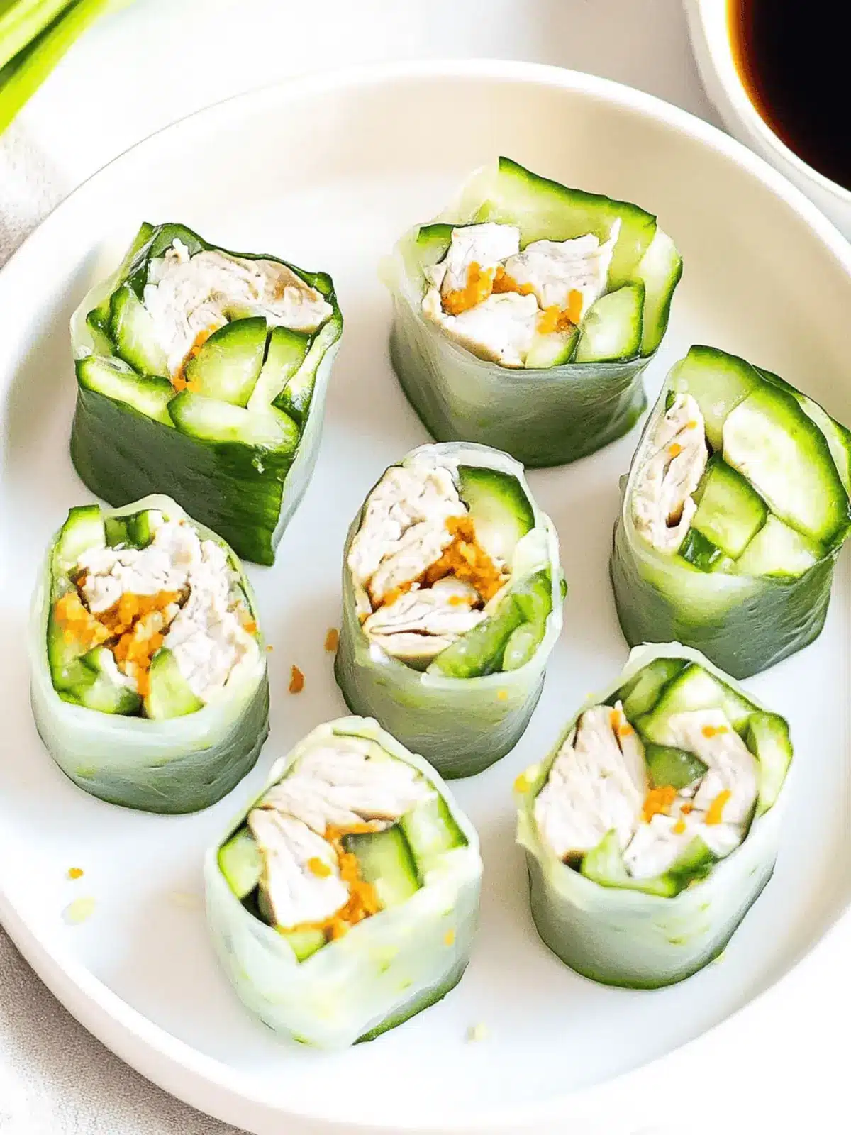 Cucumber Sushi Rolls: Your New Favorite Light Meal Delight 2 Cucumber Sushi Rolls