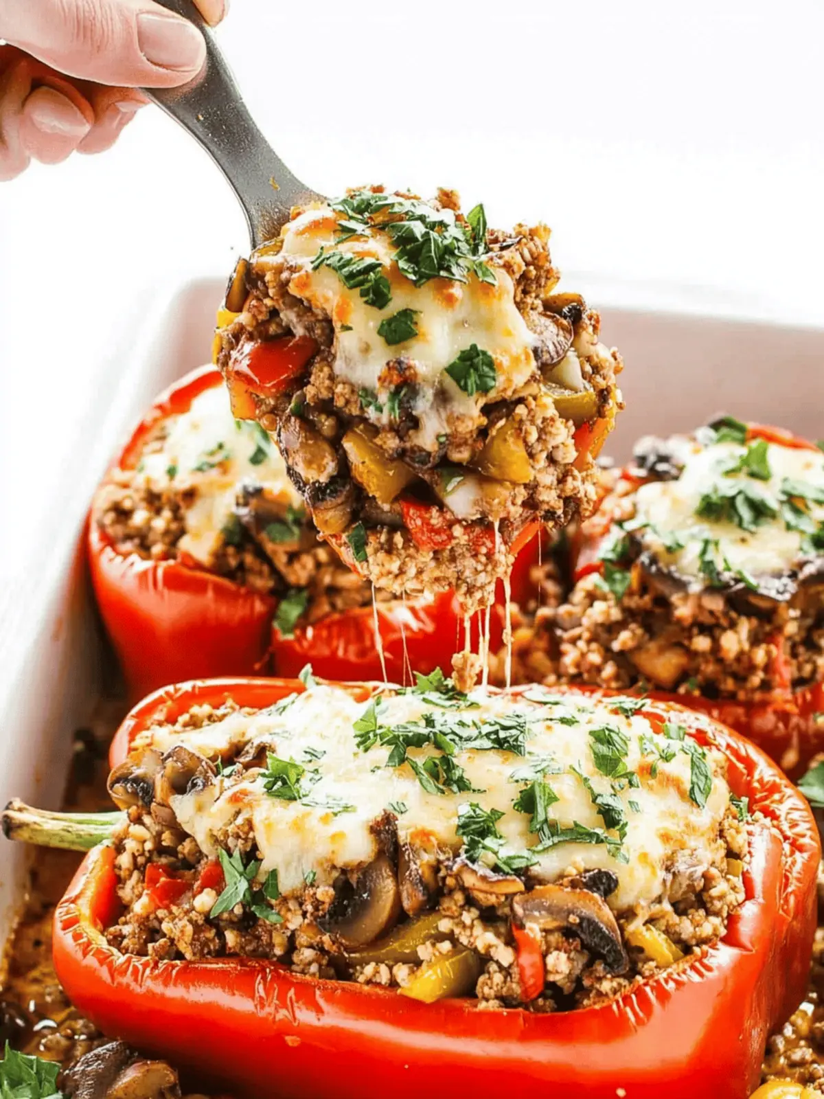 Savory Bison and Mushroom Stuffed Peppers You ll Crave 3 Bison and Mushroom Stuffed Peppers