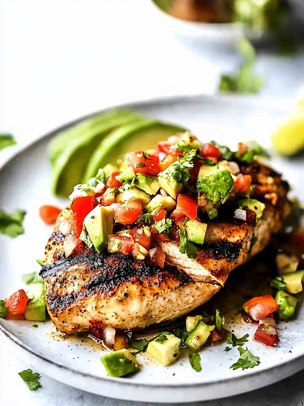 Zesty Fiesta Lime Chicken Recipe with Avocado Salsa Delight 3 Fiesta Lime Chicken Recipe with Avocado