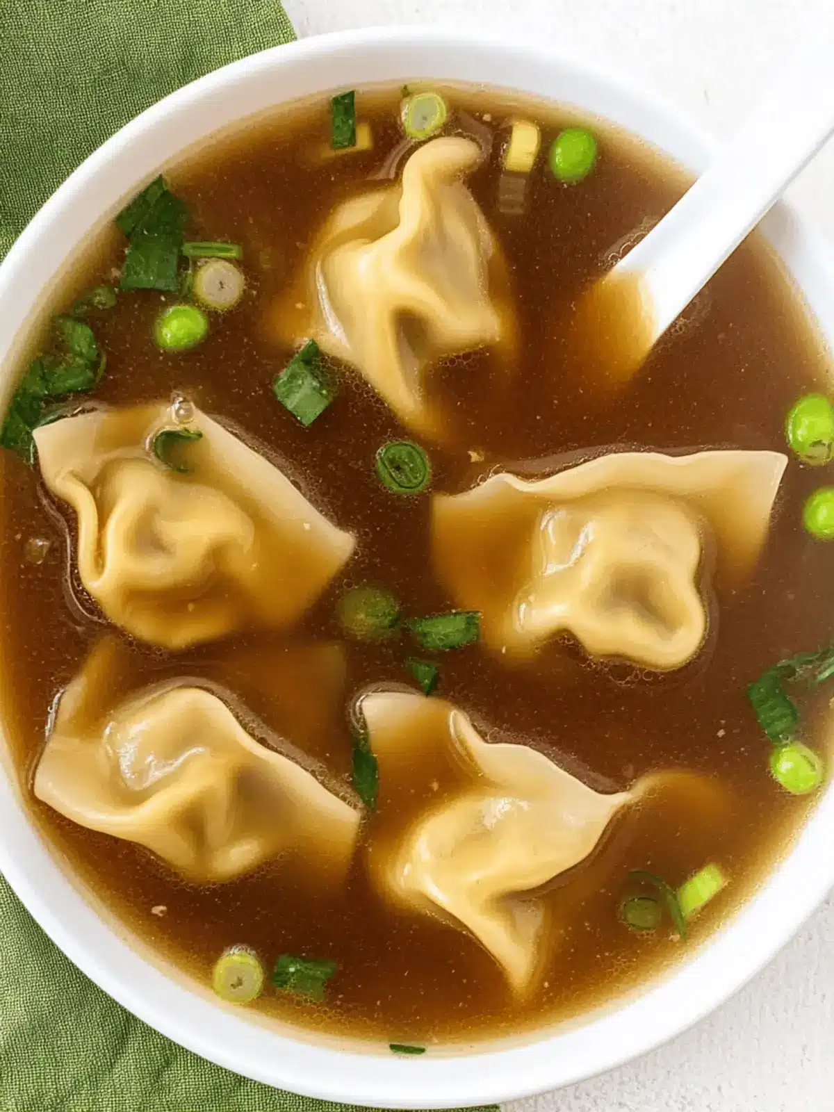 Cozy Up with Homemade Wonton Soup: A Comforting Delight 2 Homemade Wonton Soup