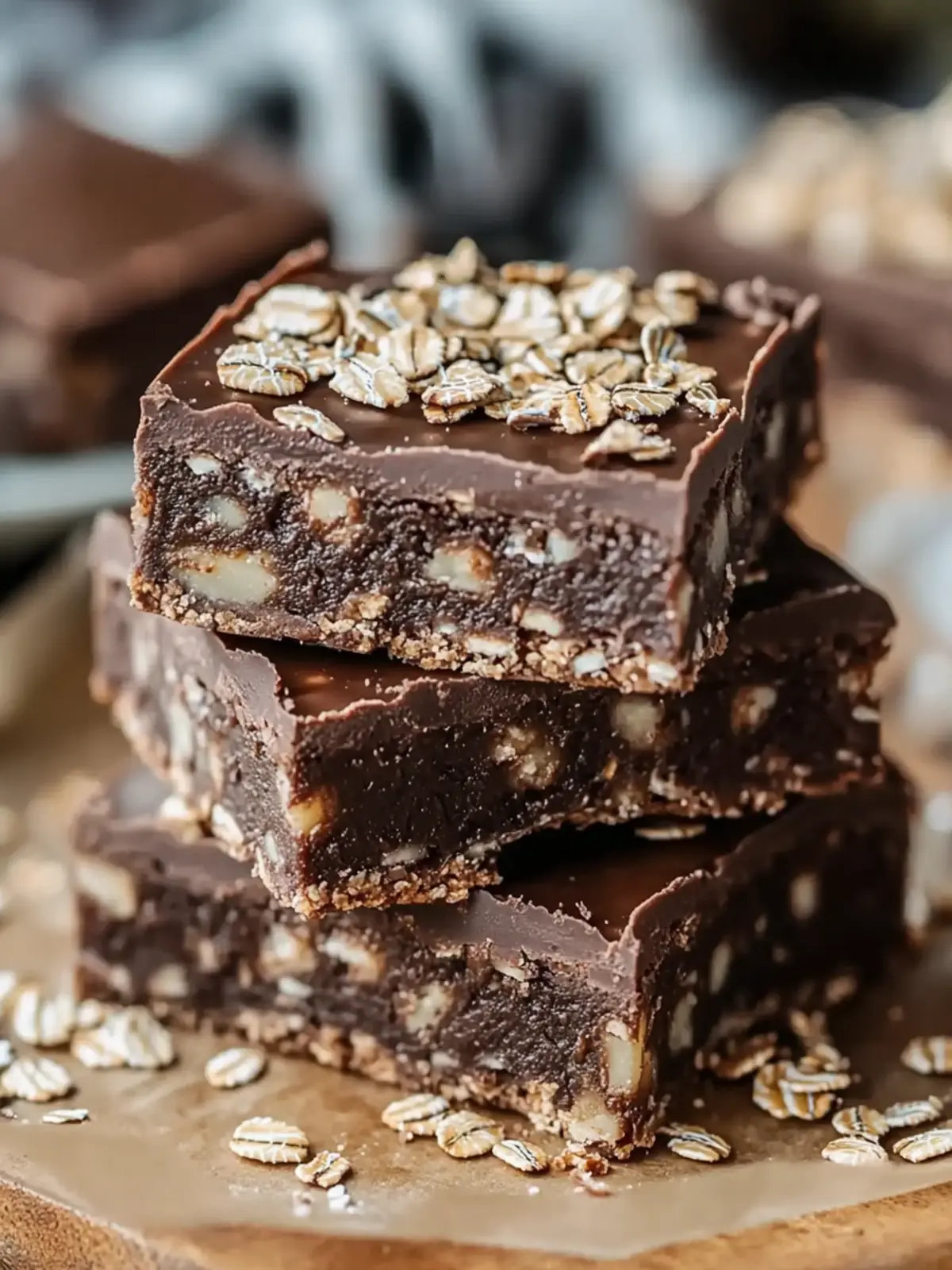 Irresistible No-Bake Chocolate Oat Fudge Bars You ll Love 3 No-Bake Chocolate Oat Fudge Bars