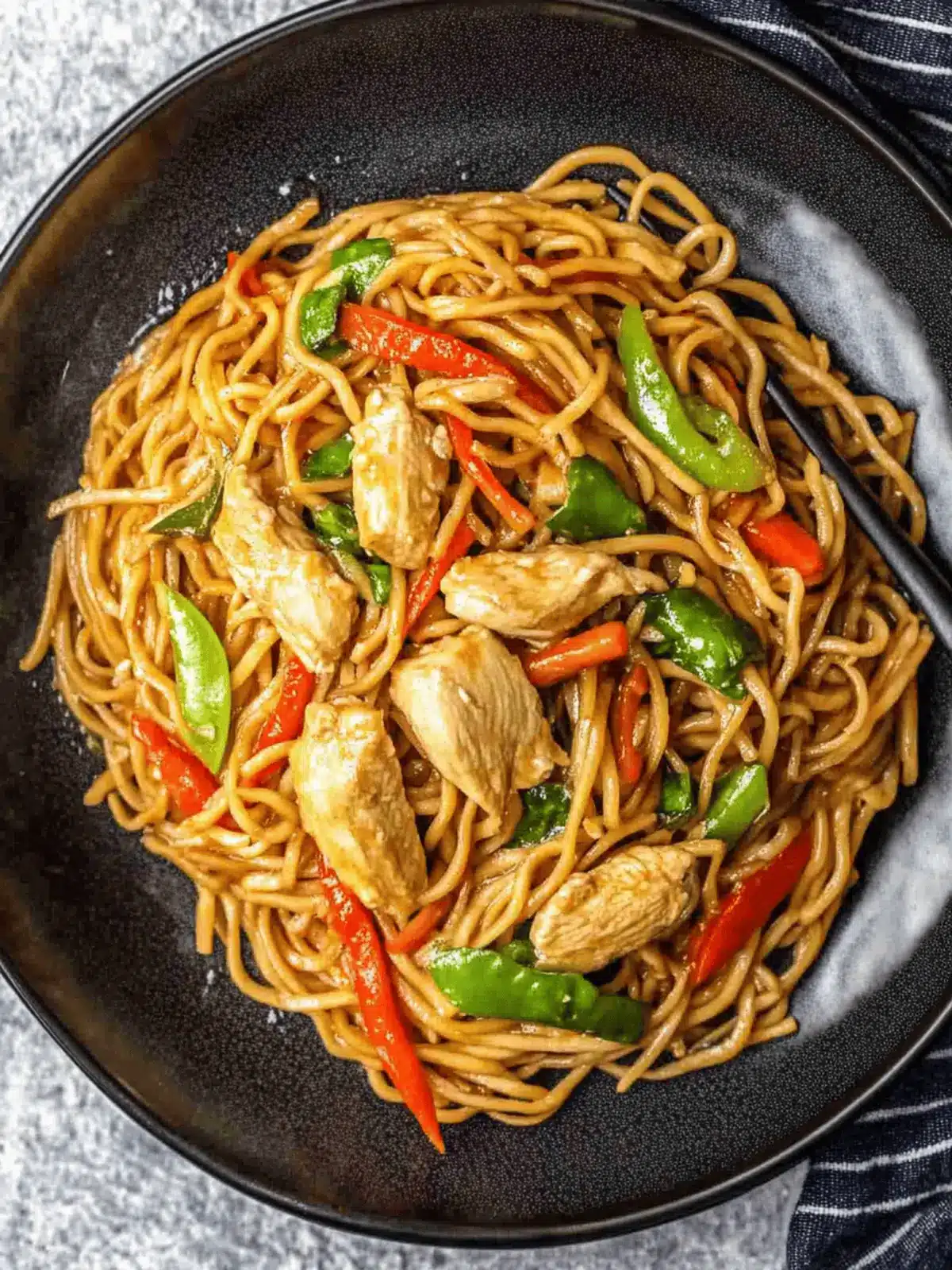 Savory Chicken Lo Mein: Quick Comfort Food for Busy Nights 4 Chicken Lo Mein