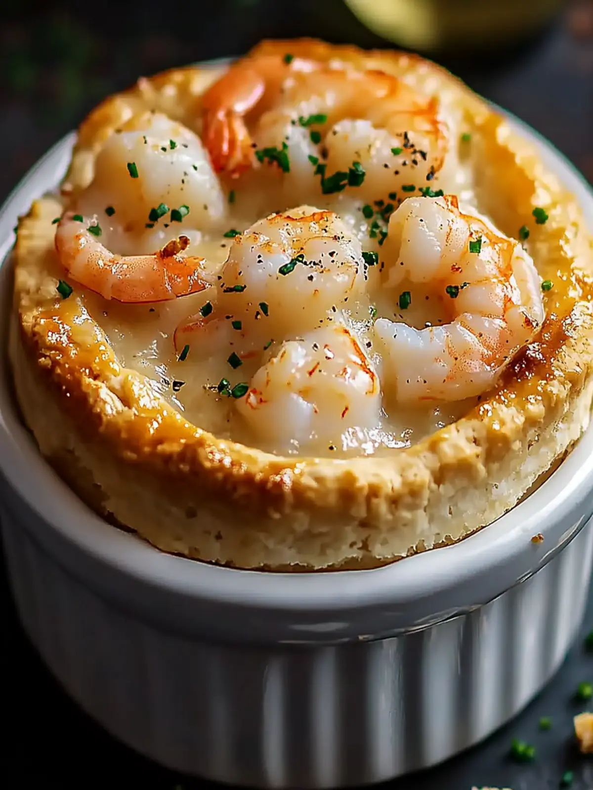 Shrimp & Lobster Biscuit Pot Pie: Your Cozy Seafood Escape 2 Shrimp & Lobster Biscuit Pot Pie