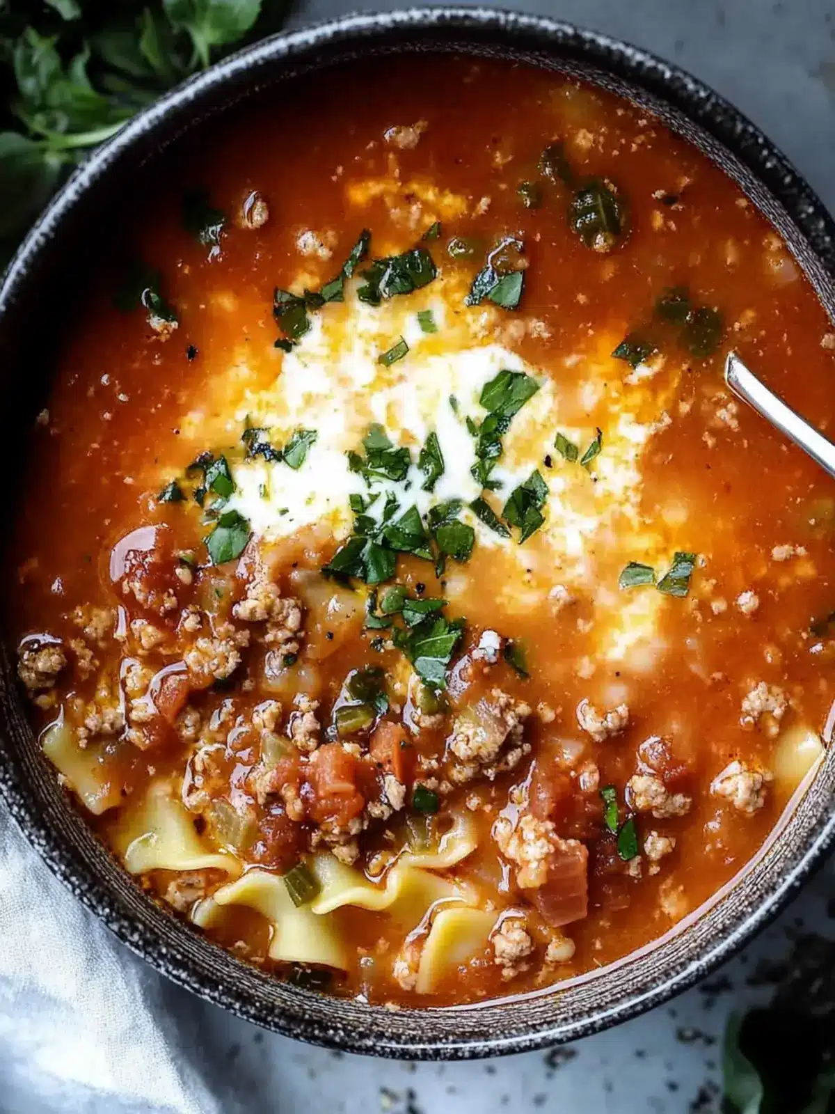 Savory Low Carb Lasagna Soup for Cozy Nights In 3 Low Carb Lasagna Soup