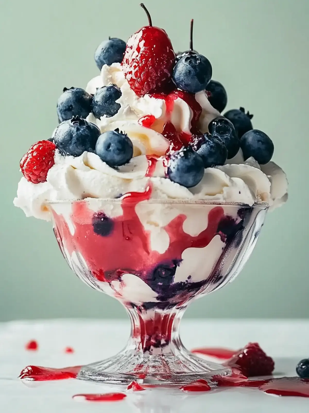 Red White and Blueberry Sundae: Easy Summer Bliss Awaits 2 Red White and Blueberry Sundae