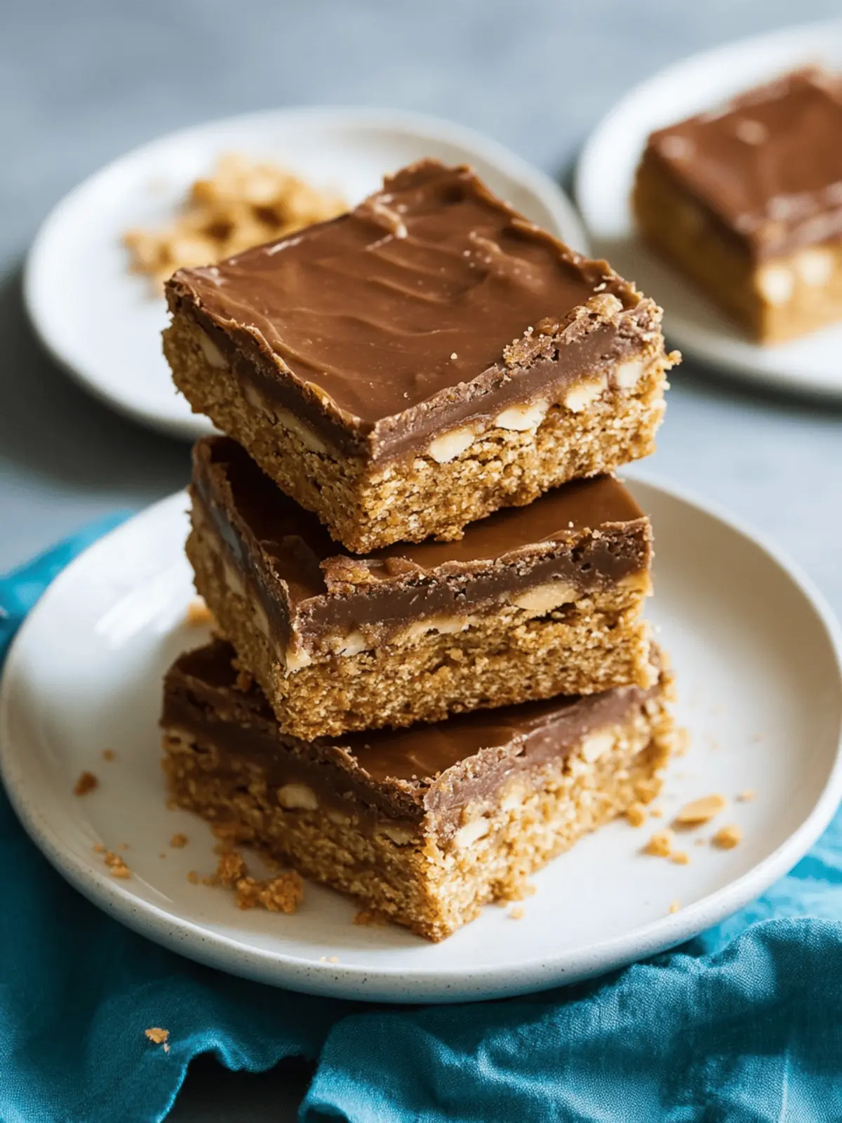 Irresistibly Chewy Peanut Butter Bars with Chocolate Frosting 3 Peanut Butter Bars