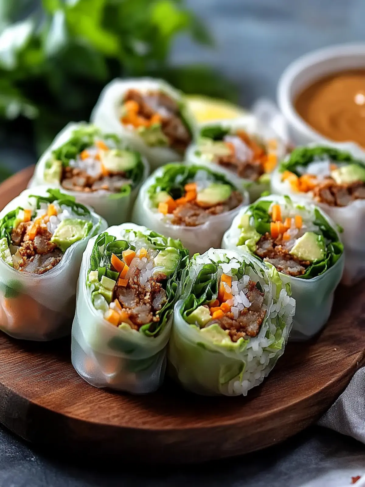 Big Mac-Inspired Rice Paper Rolls: Fresh, Fun, and Flavorful 2 Big Mac-Inspired Rice Paper Rolls